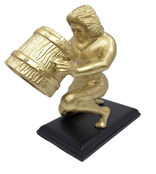 Goldene Dekofigur - Wassermann- AQU2