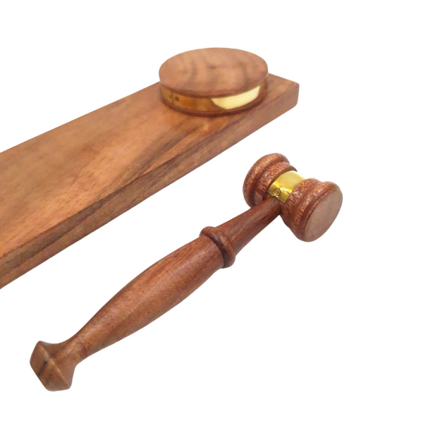 Richterhammer - Stiftehalter - Geschenk für Anwalt – DNU-023
