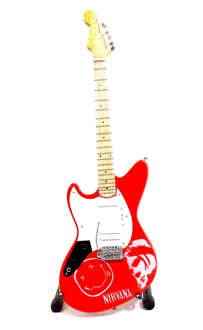 Mini-Gitarre - im Stil von Nirvana - Kurt Cobain - MGT-5753B