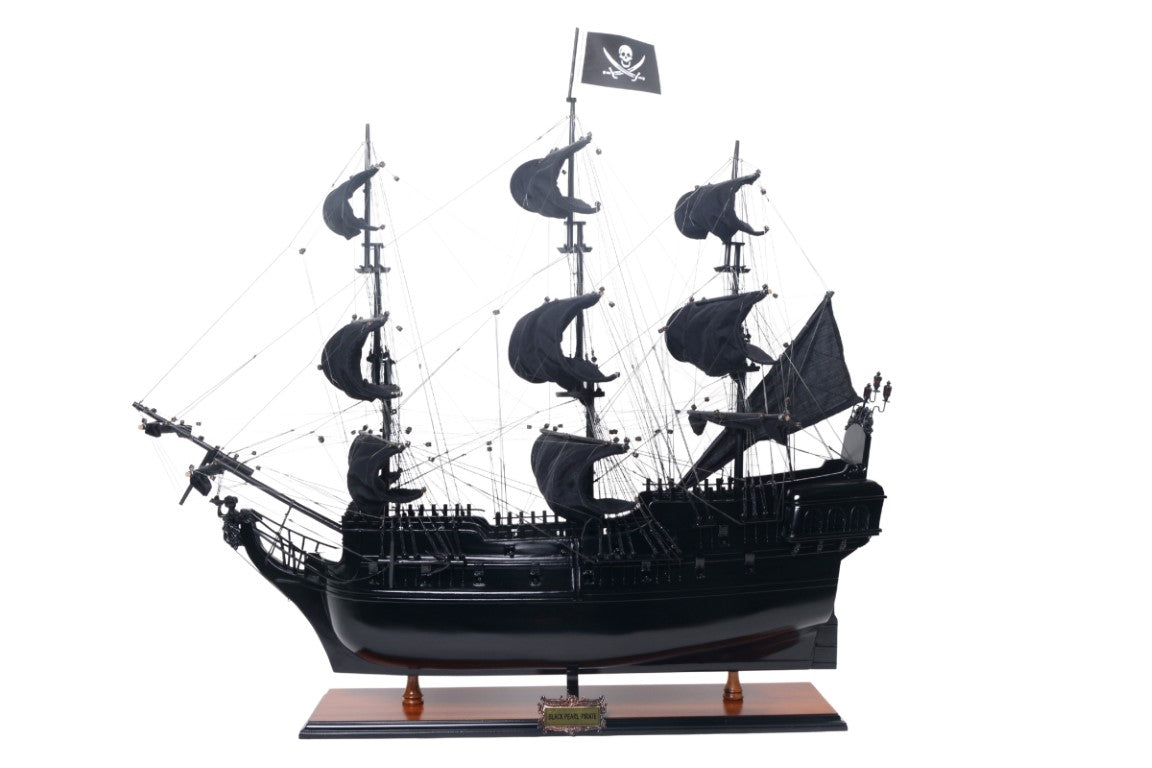 Black Pearl Modell eines Piratenschiffs – Länge 89cm – BP80R