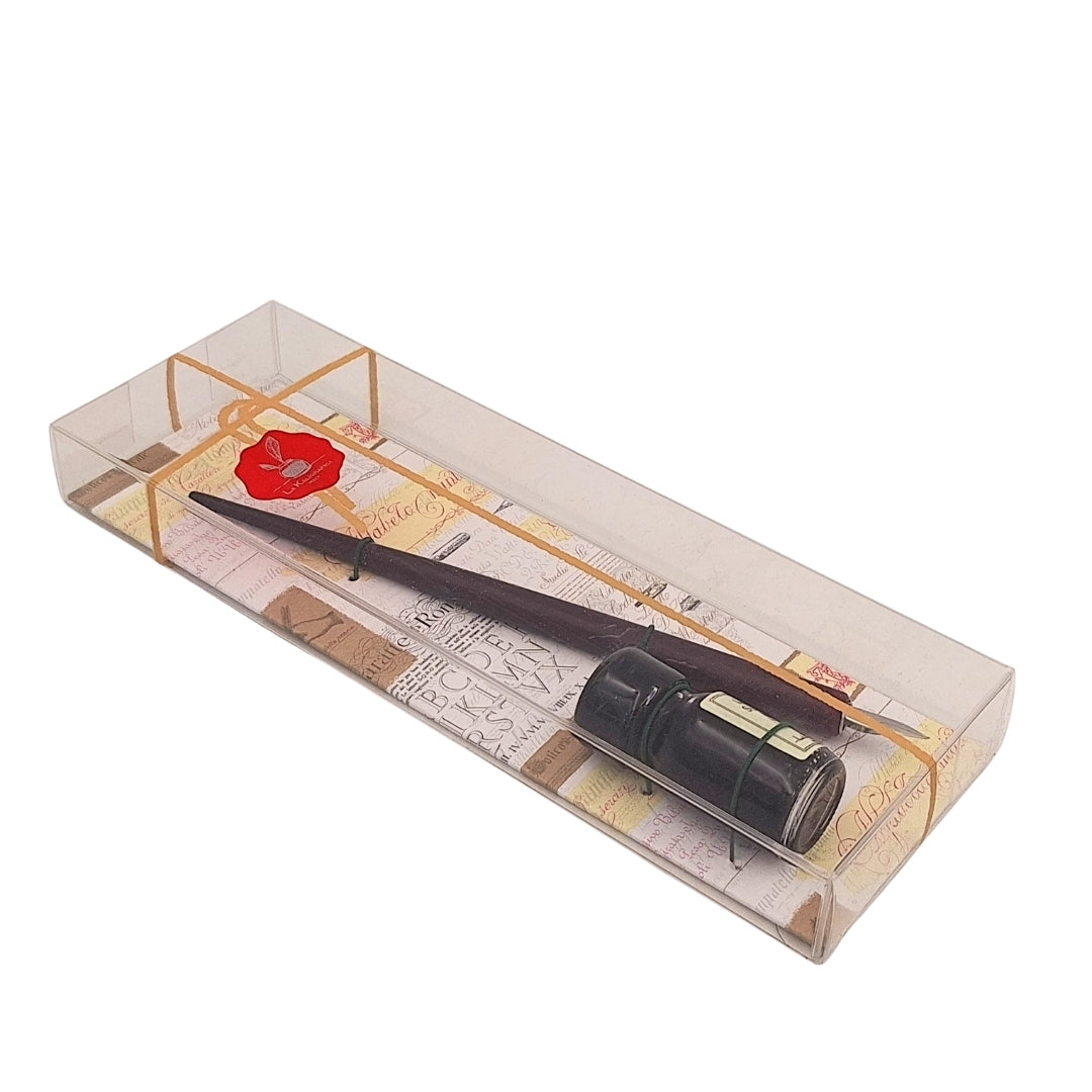 Kalligrafie-Set - Federhalter mit Feder + Tinte – 708