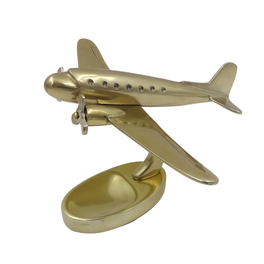 Großes Metallmodell eines zweimotorigen Flugzeugs – 90549