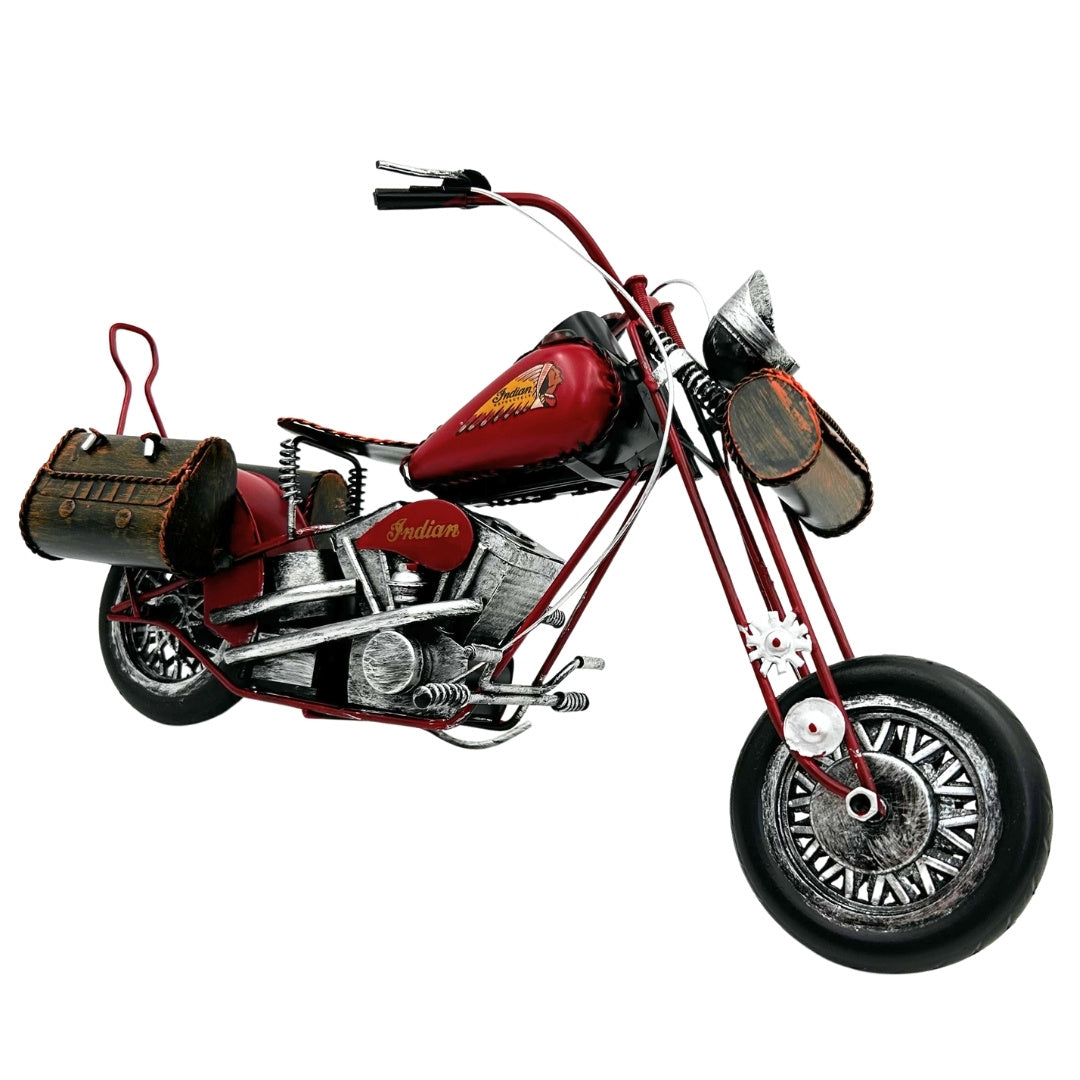 Großes Metallmodell Klassisches Motorrad - 040SMT