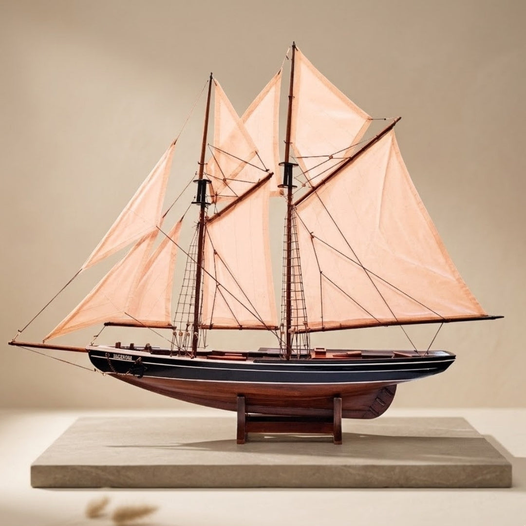Modell des Schoners Bluenose - maritime Dekoration 78 cm – 518