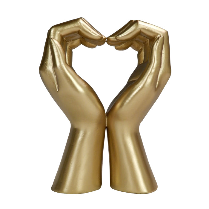 Goldene Dekofigur Glamour – Herz aus Händen
- 44190FJ