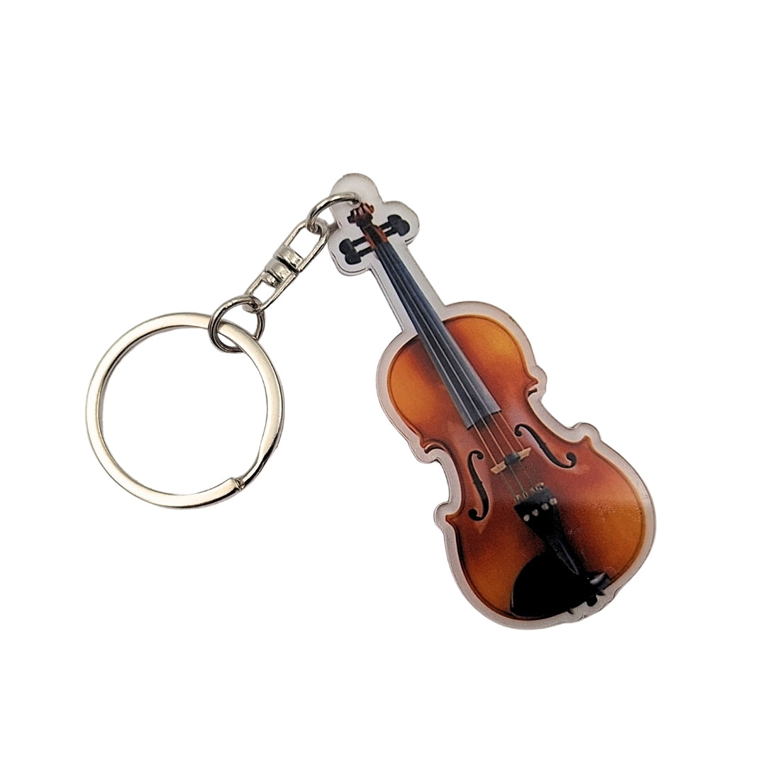 Porte-clés violon en acrylique ACI-8171