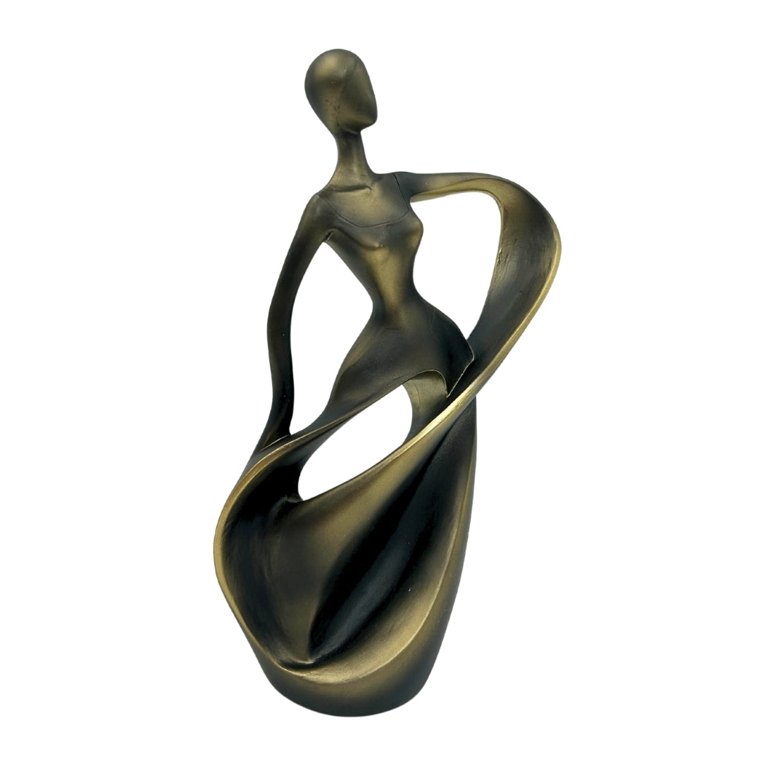 Tänzerinnen-Figur – moderne abstrakte Dekoration 24cm - E44446