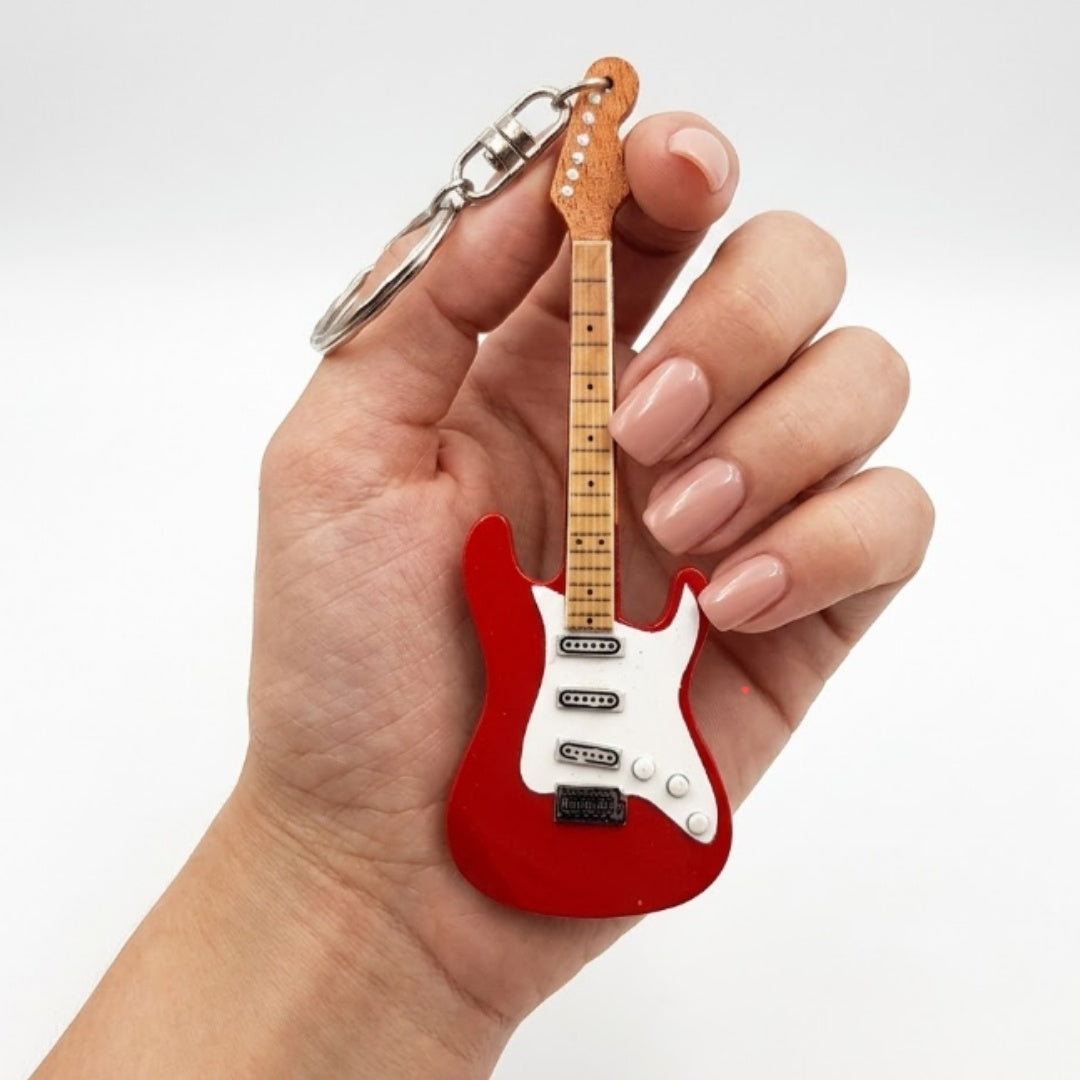 Schlüsselanhänger - Gitarre im Stil von Dire Straits - Mark Knopfler EGK-0474