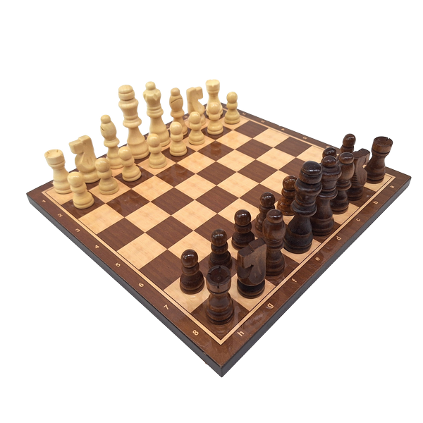 Klassisches Holzschach - 27 x 27 cm – 1050743
