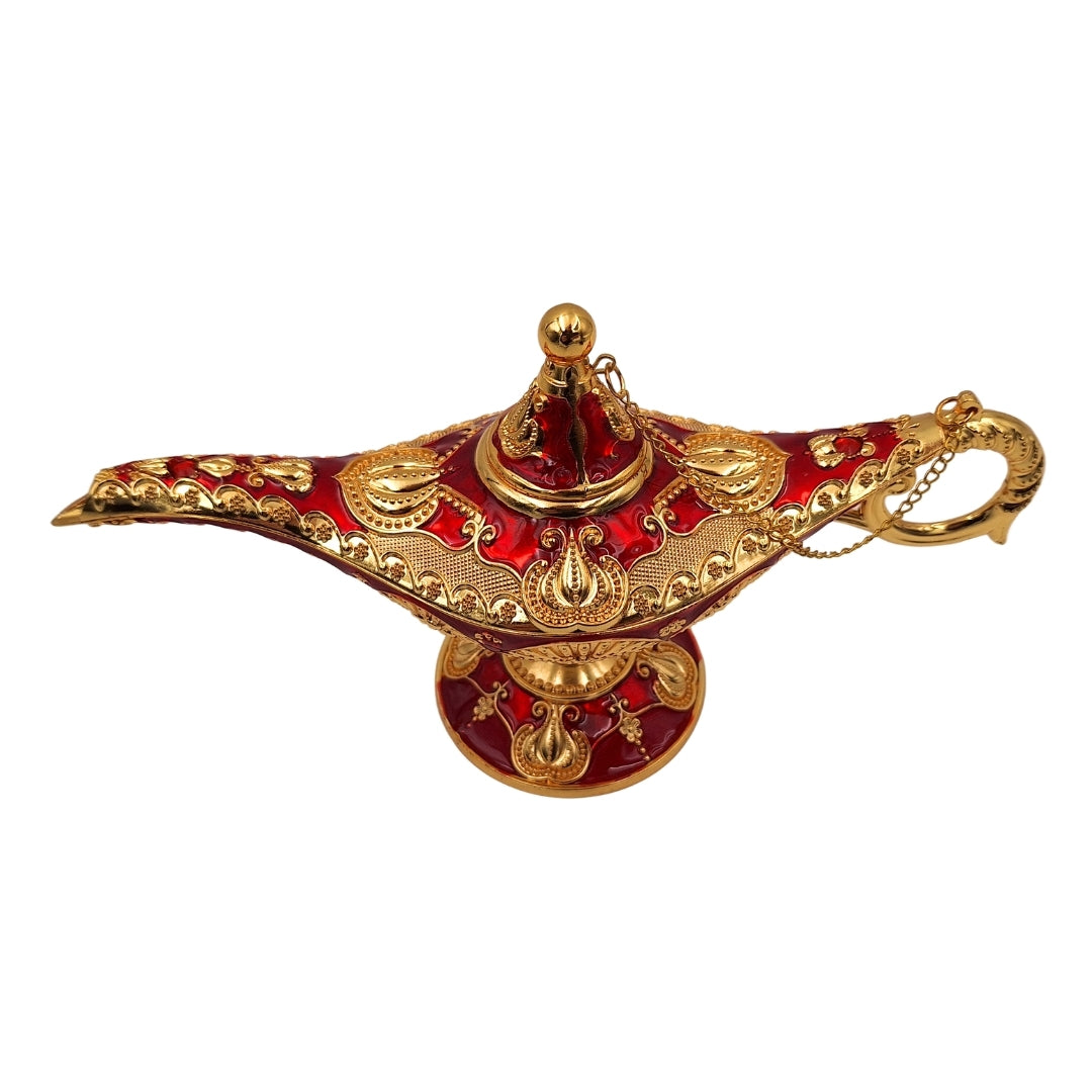 Lampe d’Aladin LAR avec de magnifiques décorations dorées, 22 x 7 x 11 cm