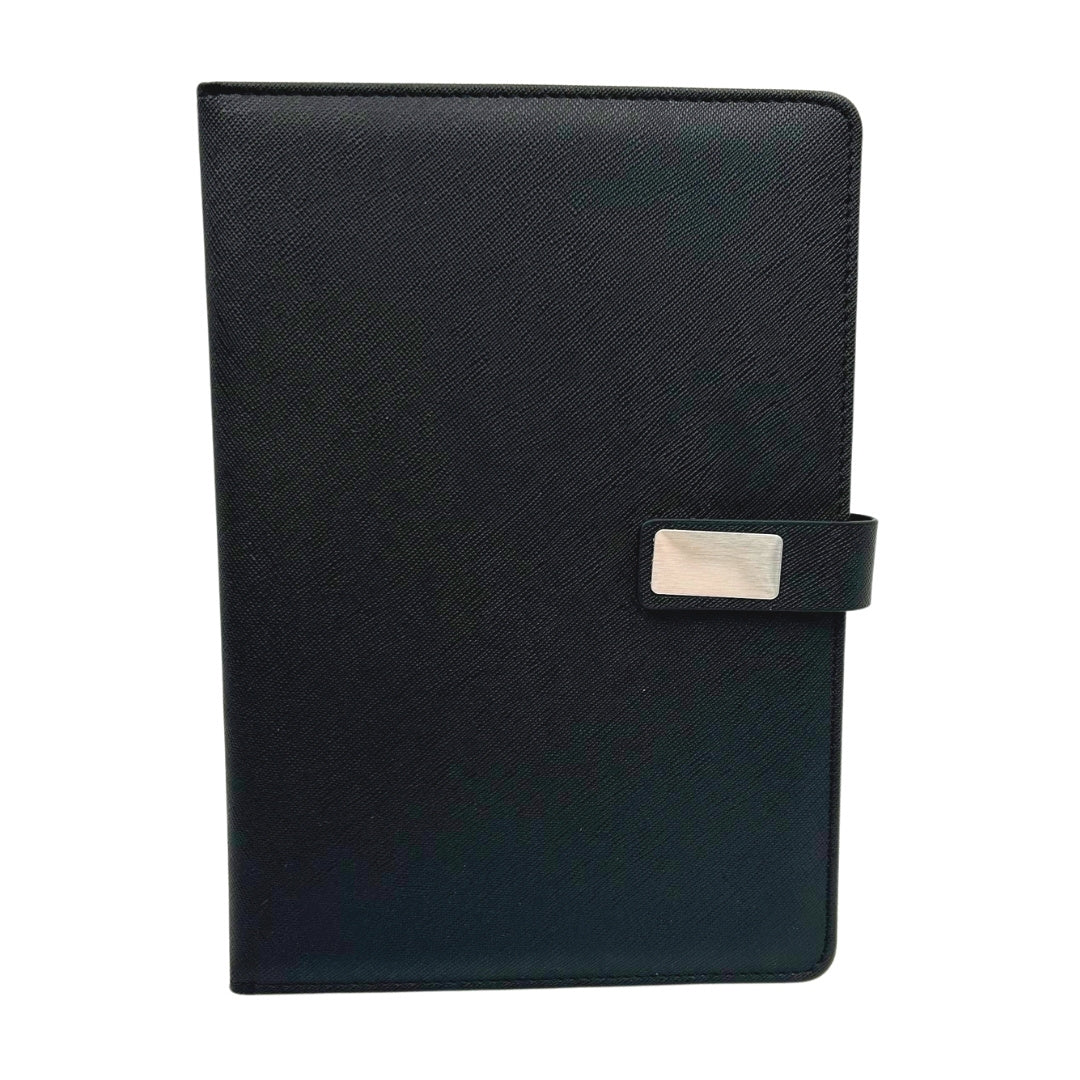 Elegantes Geschenkset - Ledernotizbuch mit Regenschirm und Kugelschreiber in Geschenkbox - EE12