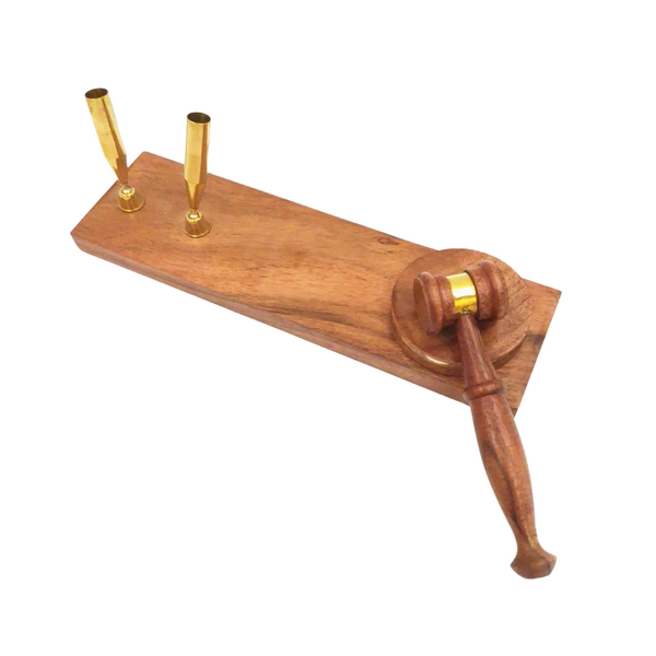 Richterhammer - Stiftehalter - Geschenk für Anwalt – DNU-023