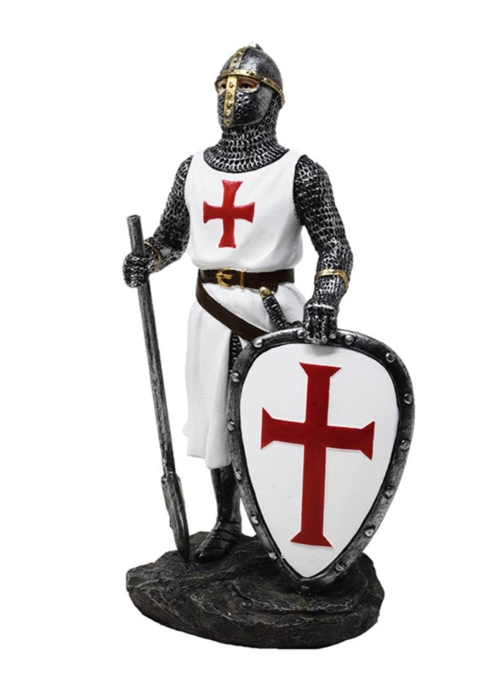 Templer-Ritter-Figur 18,5 cm – Polyresin – MC-23134