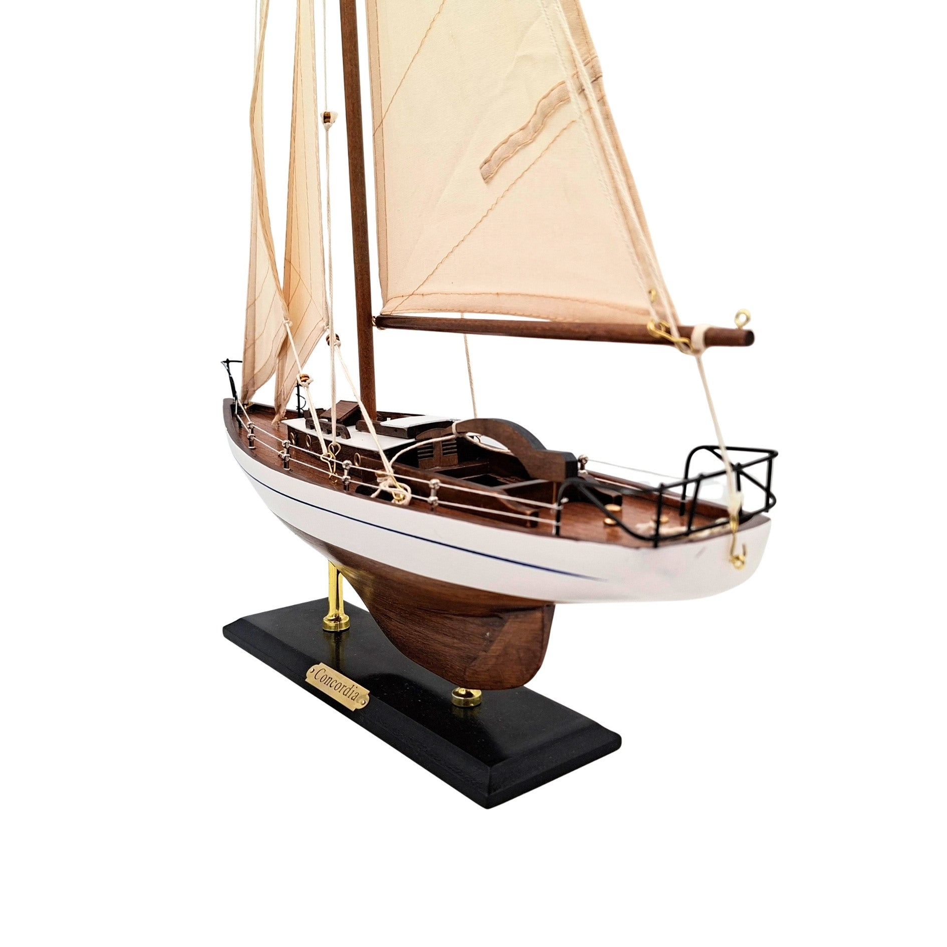 Modell einer Segelyacht - maritime Dekoration 66 cm – 50445