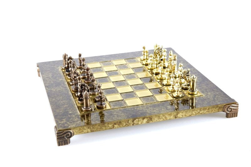 Exklusive Metallschachfiguren Byzanz 20x20 cm - S1CBRO