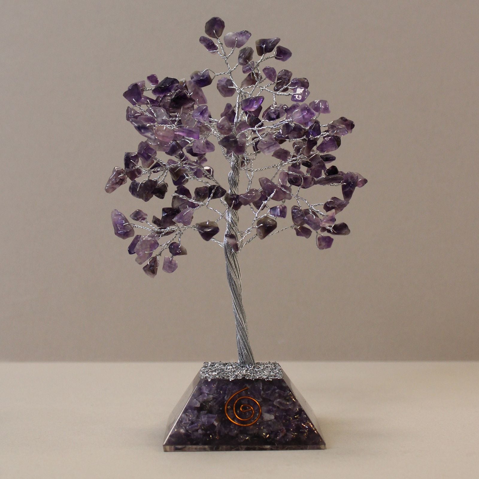 Alberello di ametista con base in orgonite