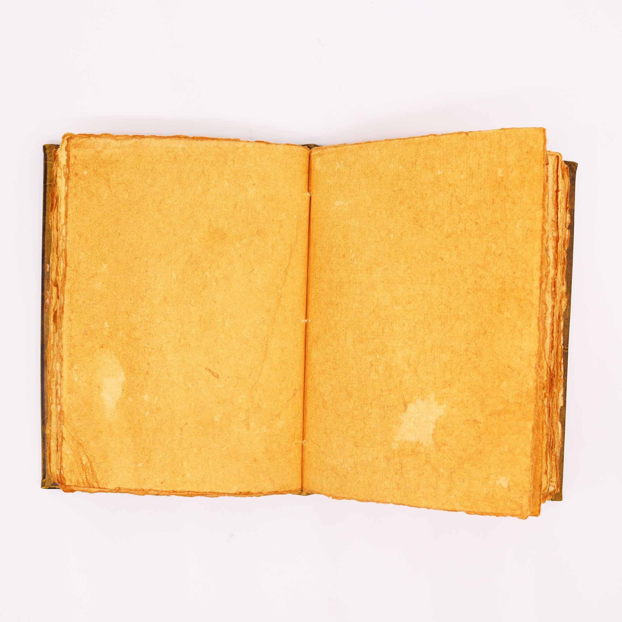 Hefty Coffee Tan Book with Owl Decoration