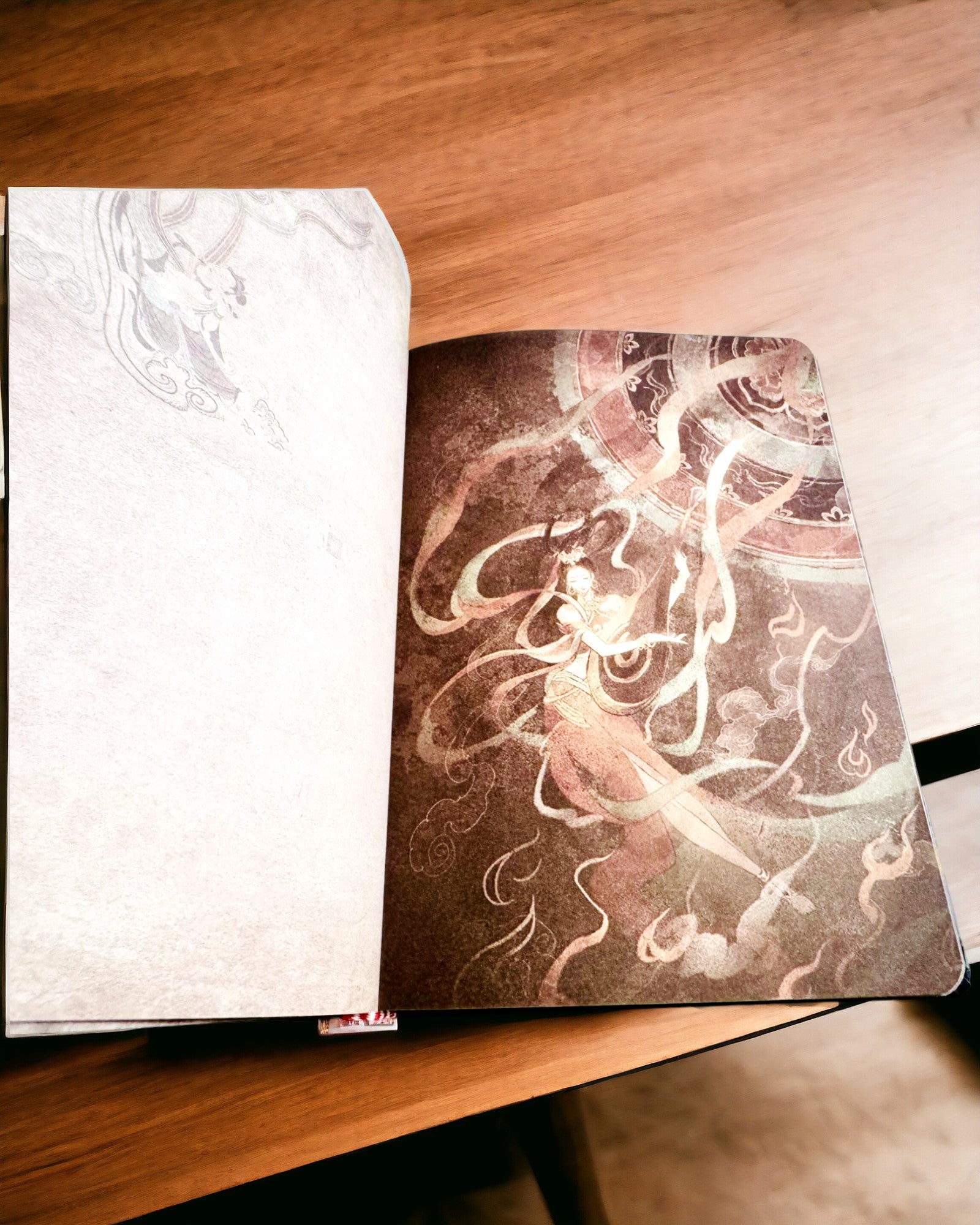 Classic Hardcover Notebook with Knitter Motif - Navy Blue. Engraving available