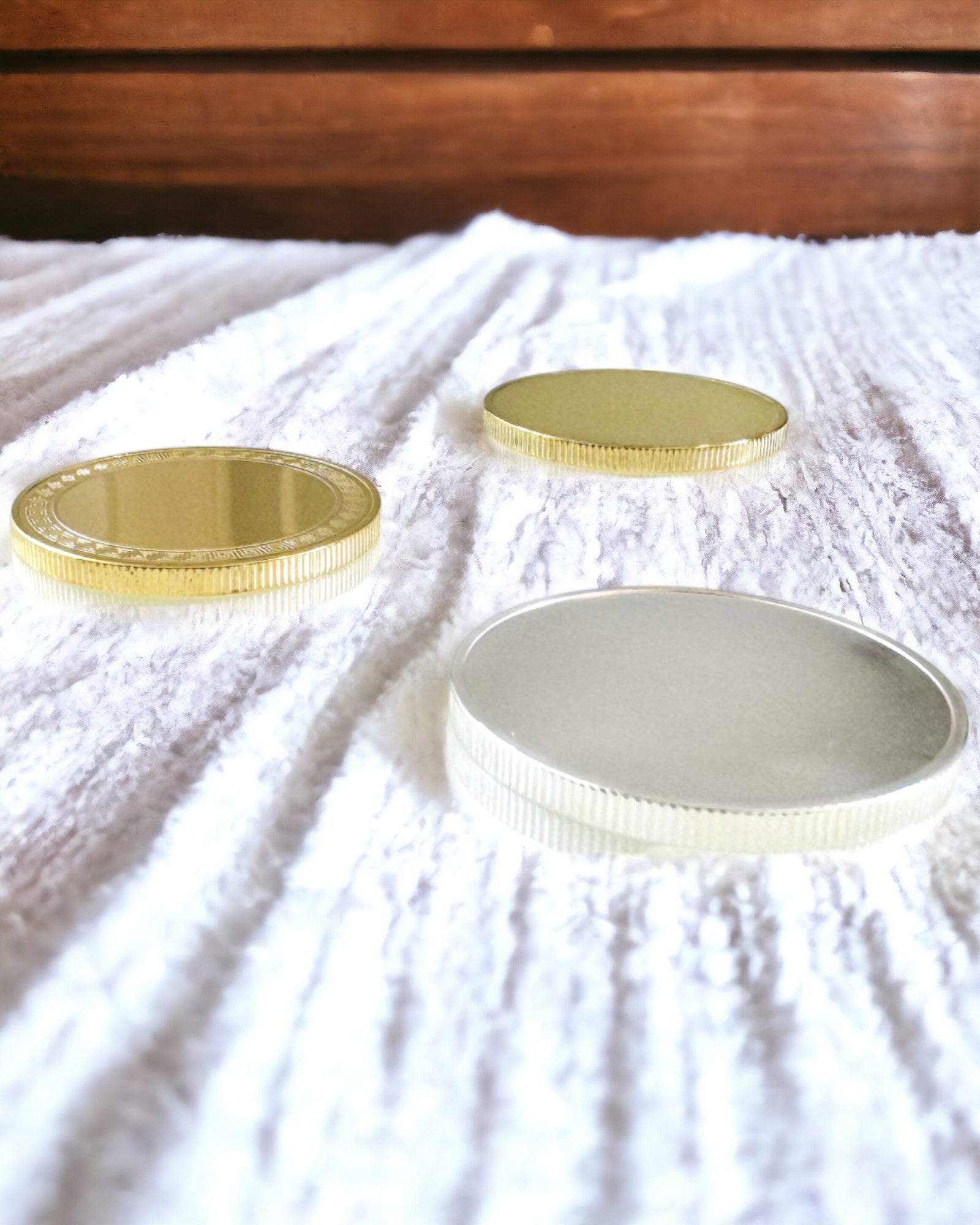 Blank Challenge Coin with Customizable Engraving – Collectible, 40mm, four models