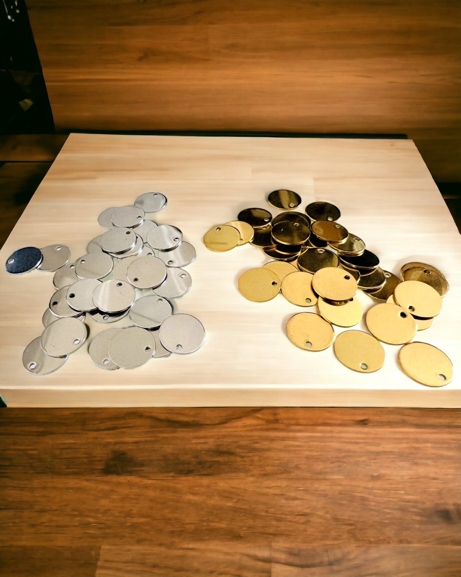 Round Stainless Steel Pendant for a gift with Personalization and engraving options