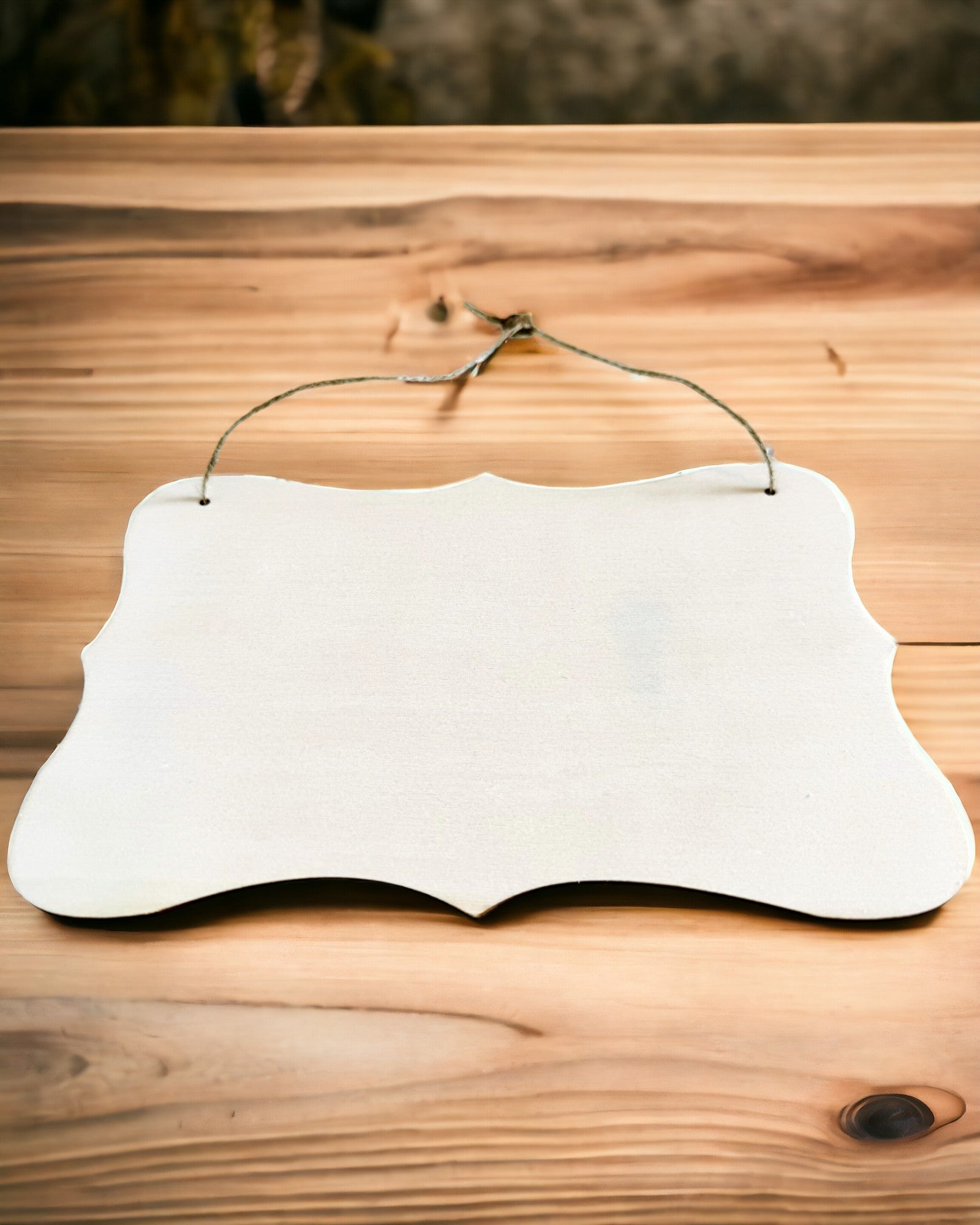 Ciondolo Decorativo in Legno Personalizzabile – Vari Formati