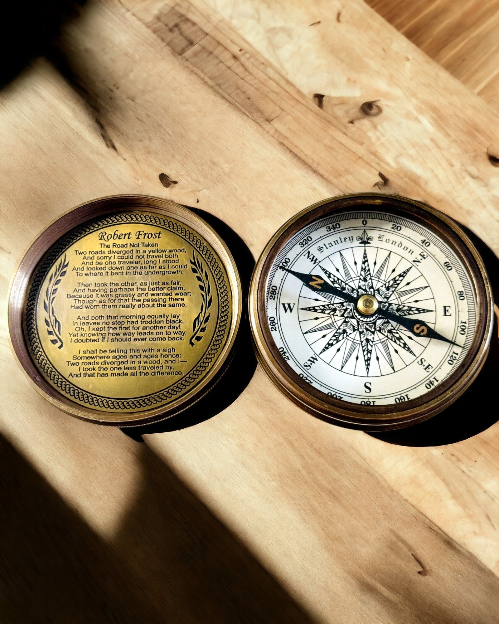 Sailing compass "Stanley Marine London" with personalization option, 2 variants to choose from