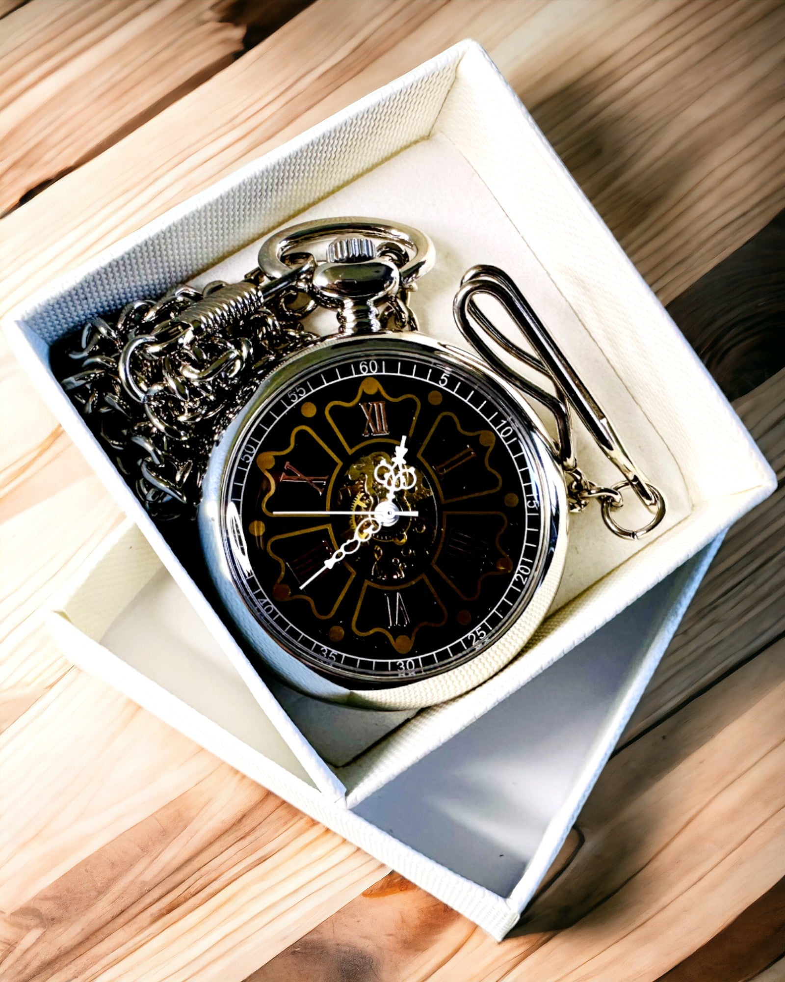 Montre de Poche Style Vintage avec Possibilité de Gravure