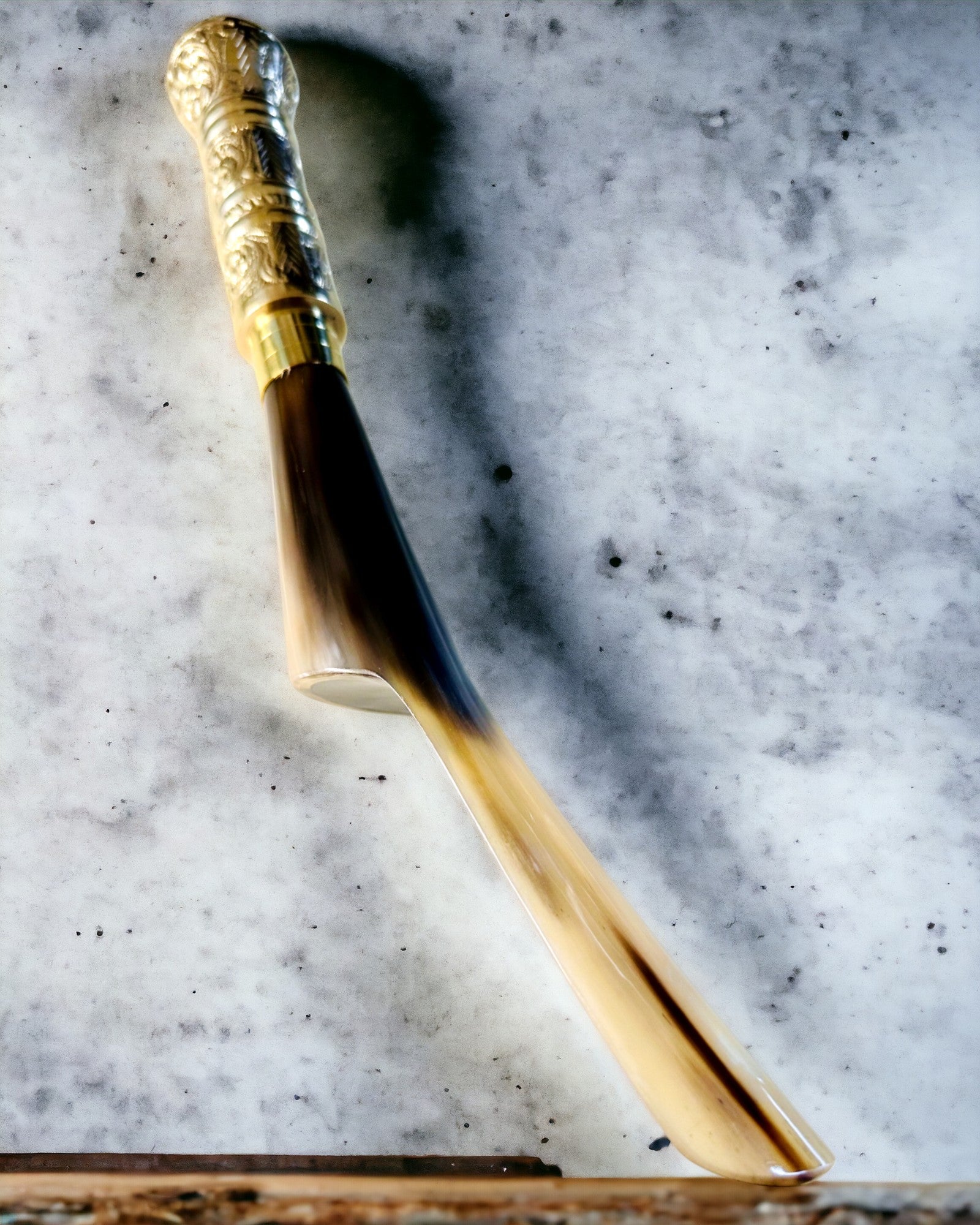 Premium-Schuhlöffel "Eleganz Rajput" mit Gravuroption