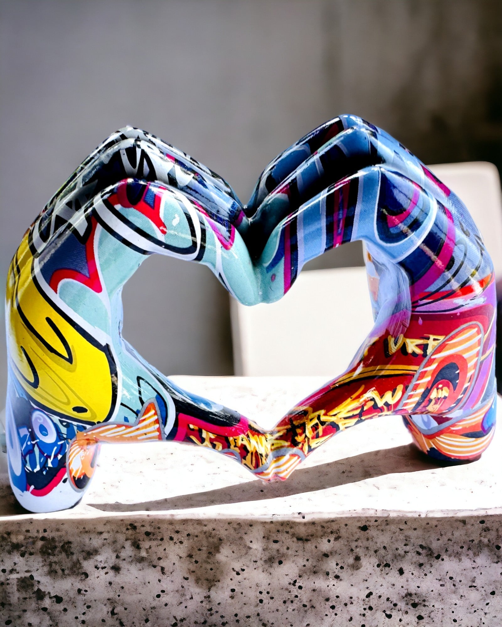 Figura decorativa Colorato Manico Decorativo ArtBrace - possibilità di personalizzazione con incisione, per regalo