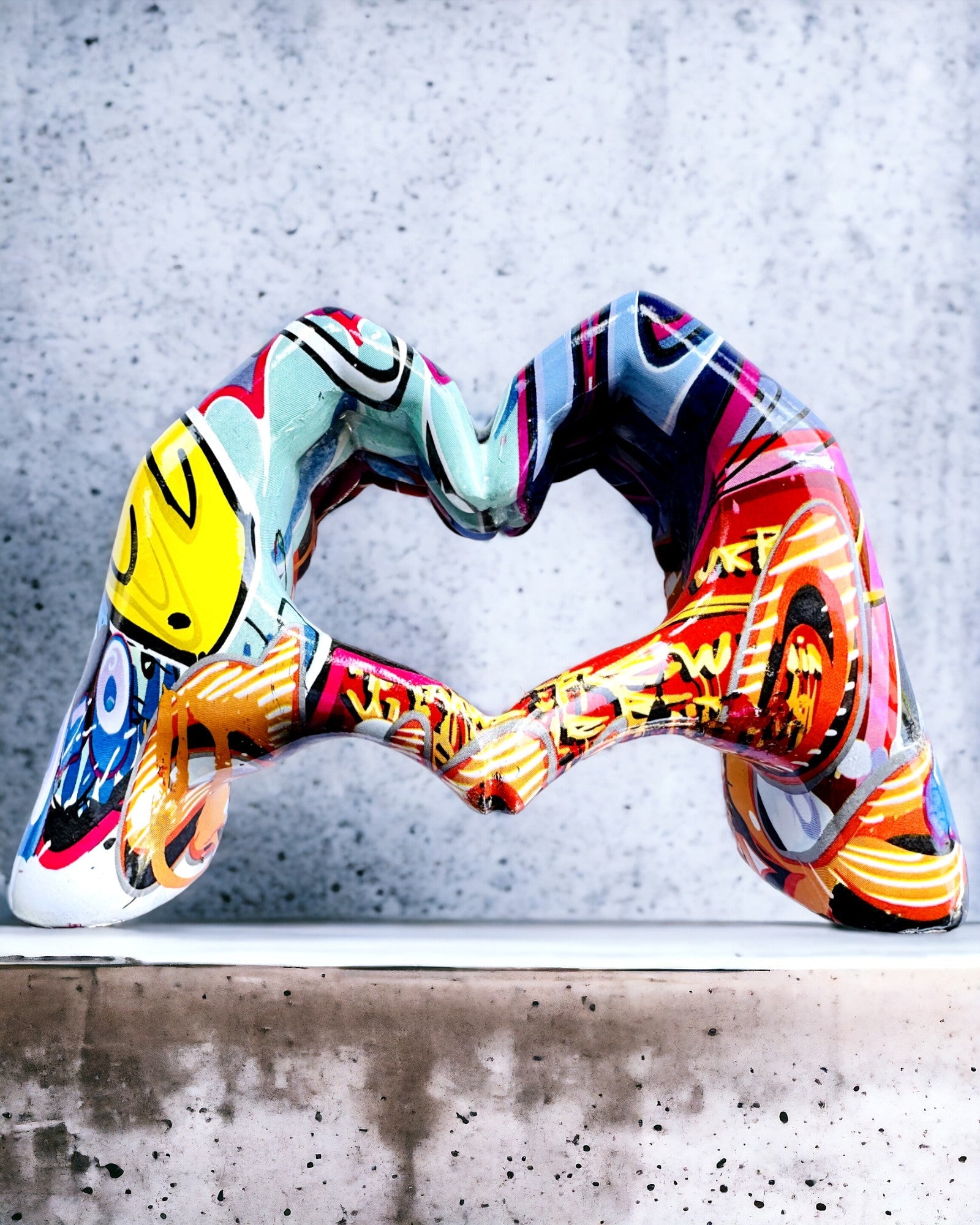 Dekorative Figur Bunter Dekorationsgriff ArtBrace - personalisierbar mit Gravur, als Geschenk