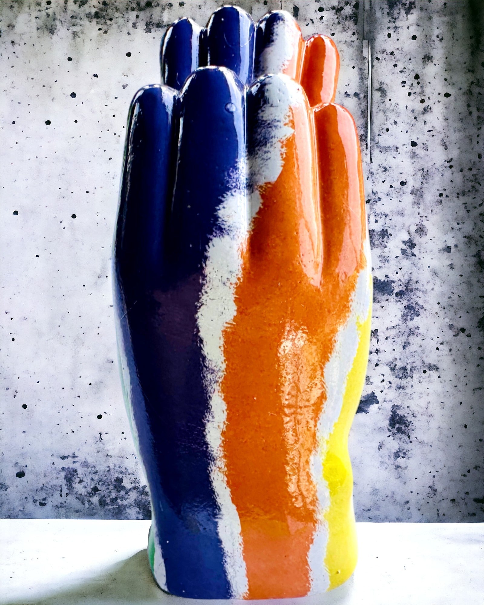 Cœur Coloré en 3D - Figurine Décorative en Résine avec possibilité de personnalisation, pour cadeau