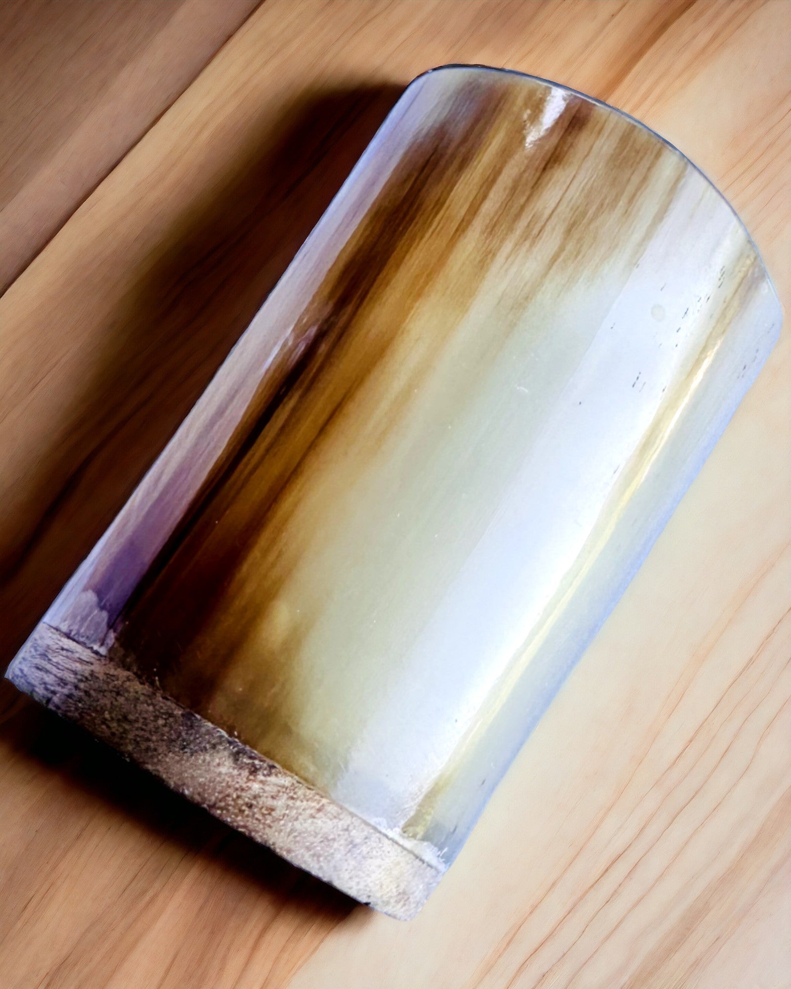 Handmade Small Cup with Engraving Option, Indian Glass Cup, personalization option for a gift, engraving. Light color