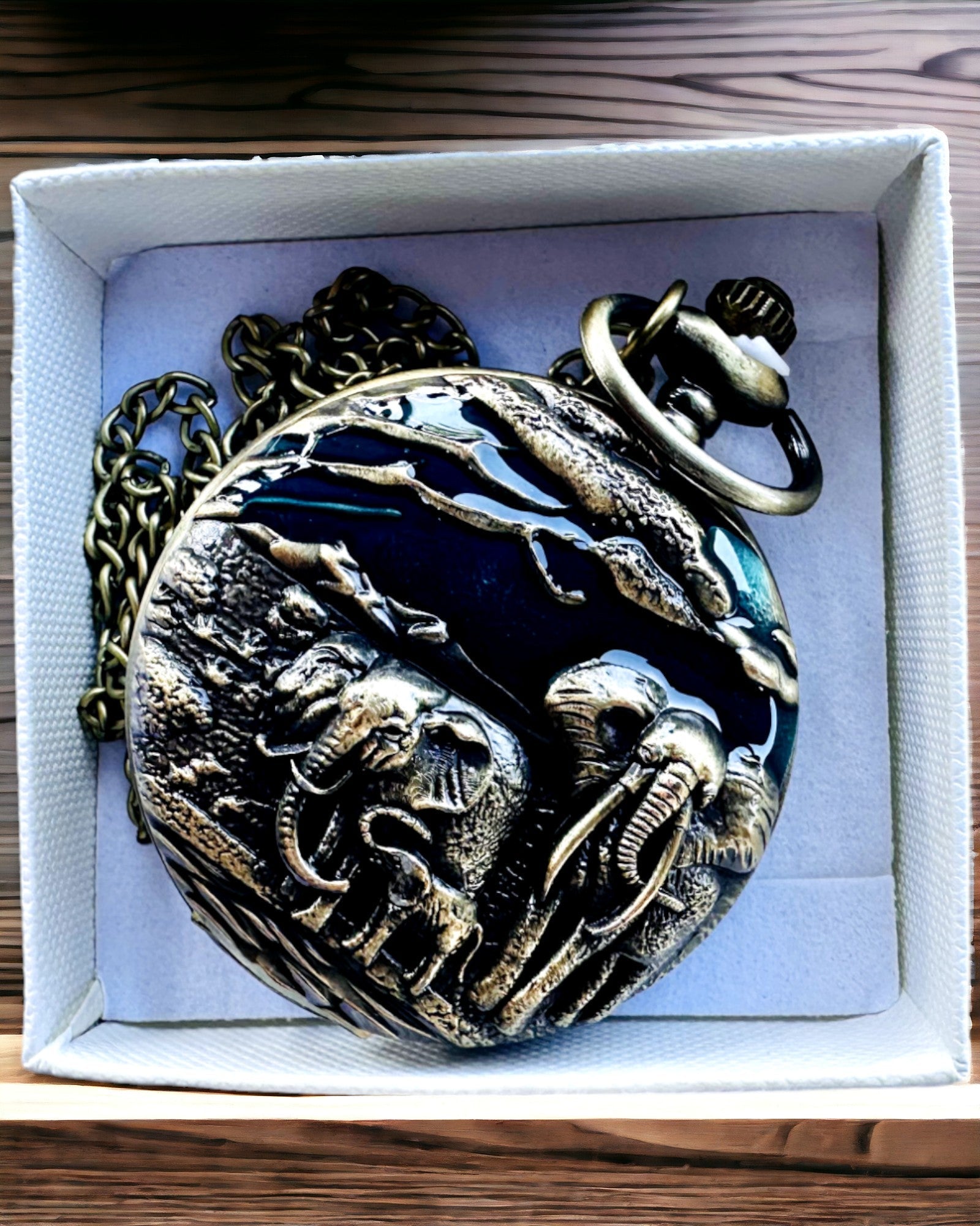 Orologio da Tasca "Vintage Explorer" con Possibilità di Incisione