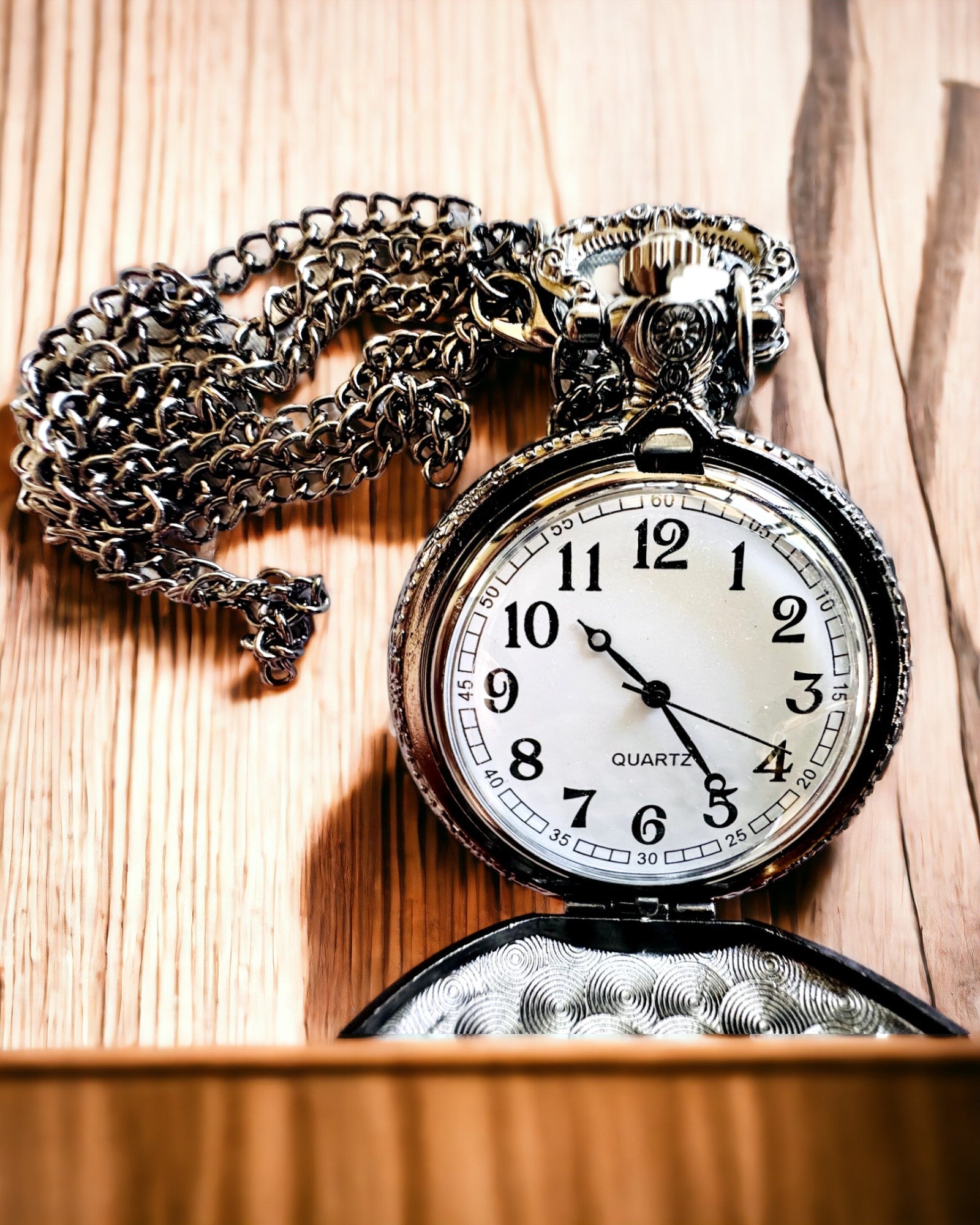 Elegante Orologio da Tasca Passione per la Motocicletta, possibilità di personalizzazione con incisione