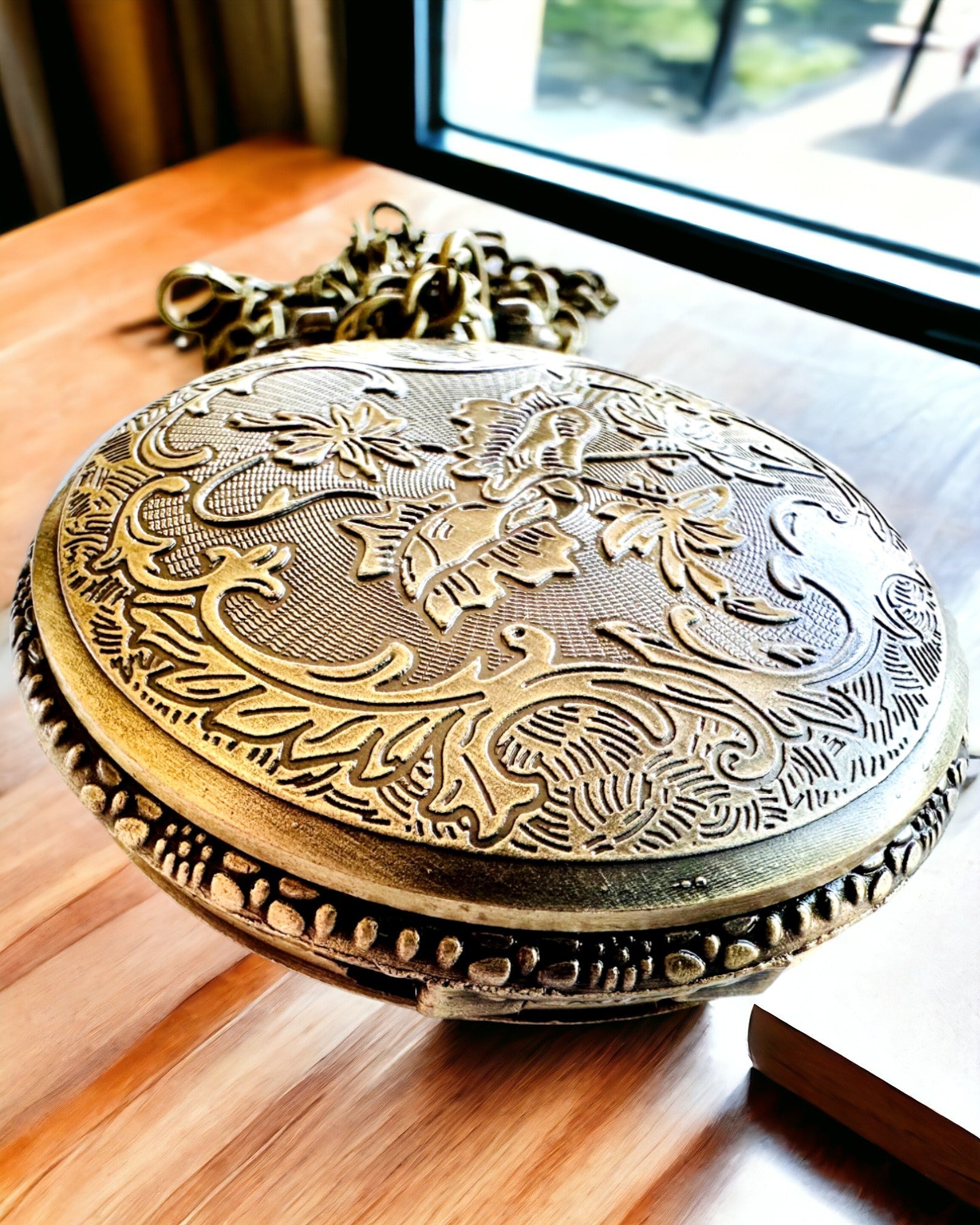 Taschenuhr "Motorrad-Elegant" – Gravur