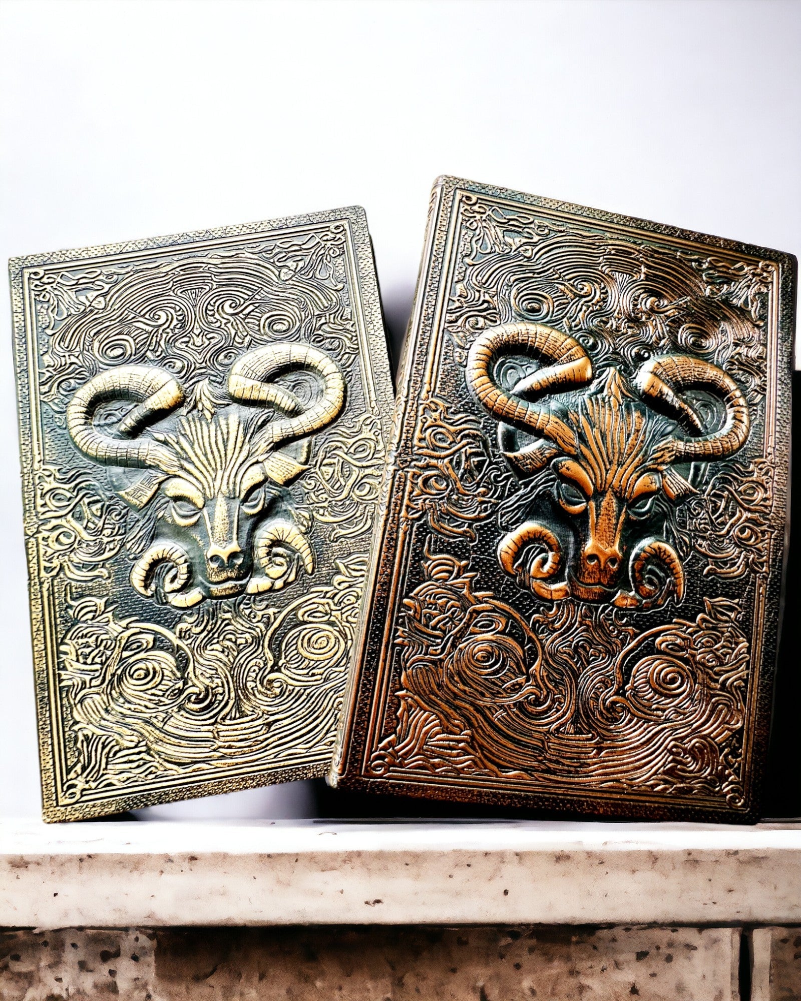 Magic Notebook, "Divine Bull" notepad - Elegant and Unique Stationery, personalized with engraving