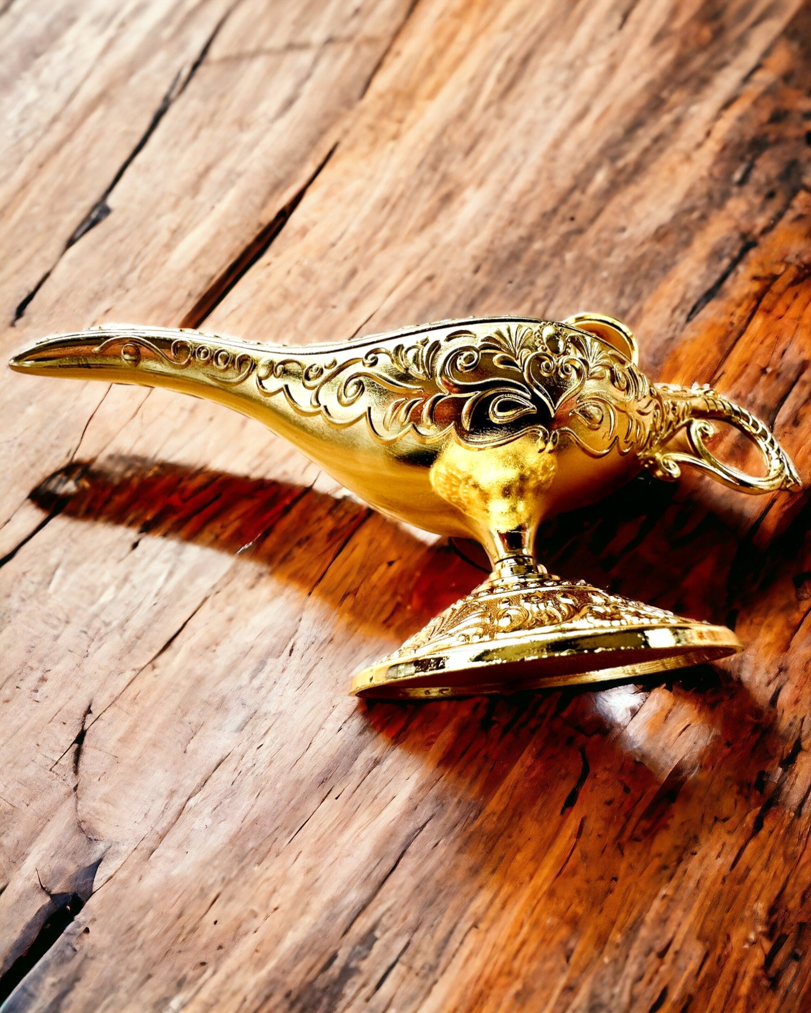 Lampada Magica di Aladino con Opzione di Incisione - Variante Classica Oro, intrecciata