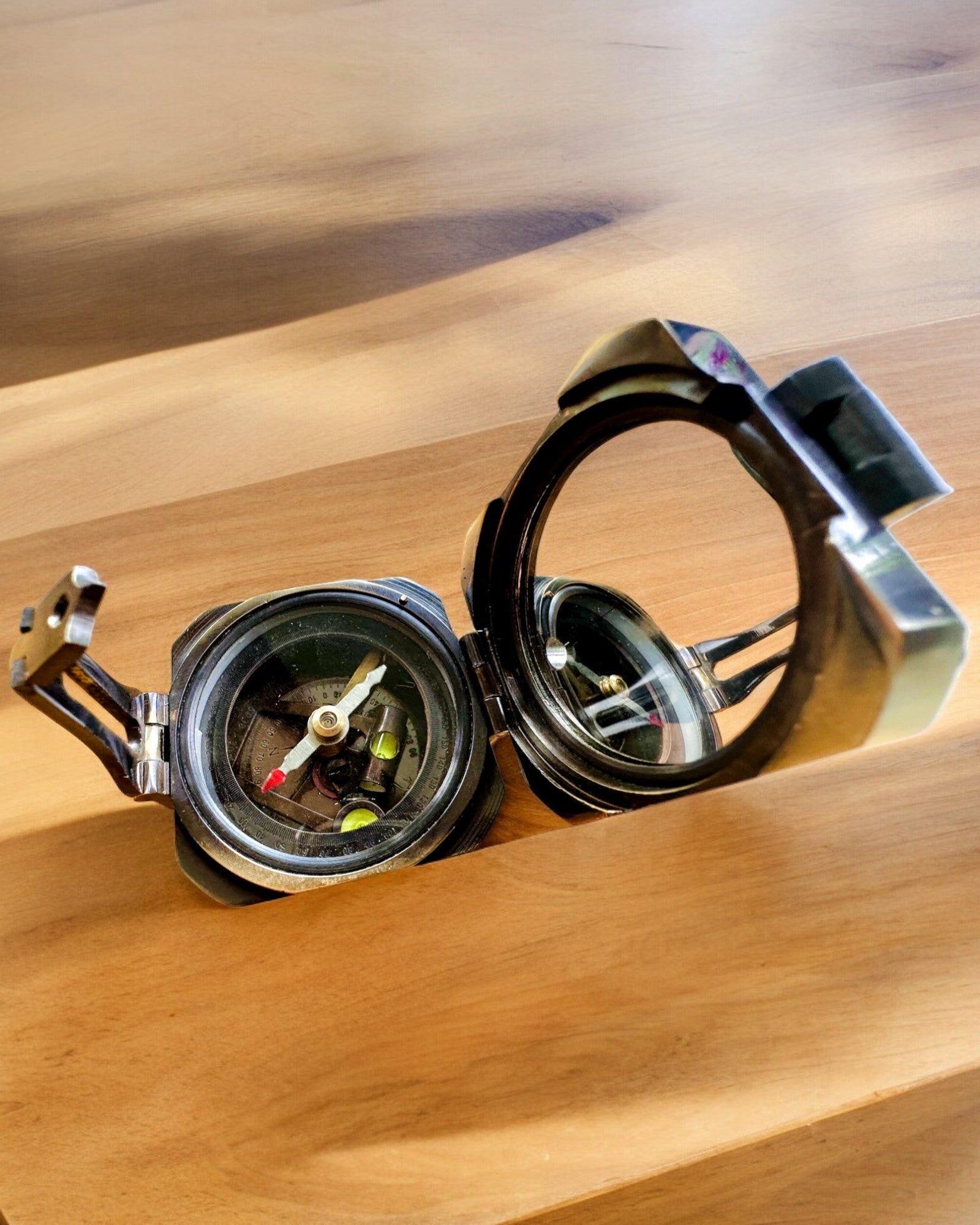 Compas de capitaine "Navigator" solide et premium - avec option de personnalisation par gravure