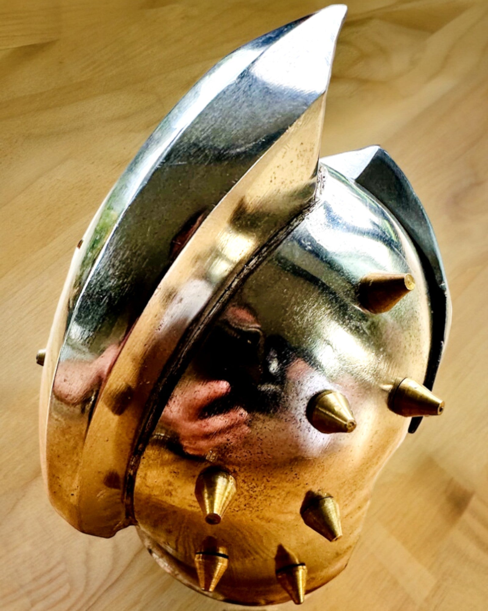 Gladiator Knight Mask "Sparta" - personalization with engraving available