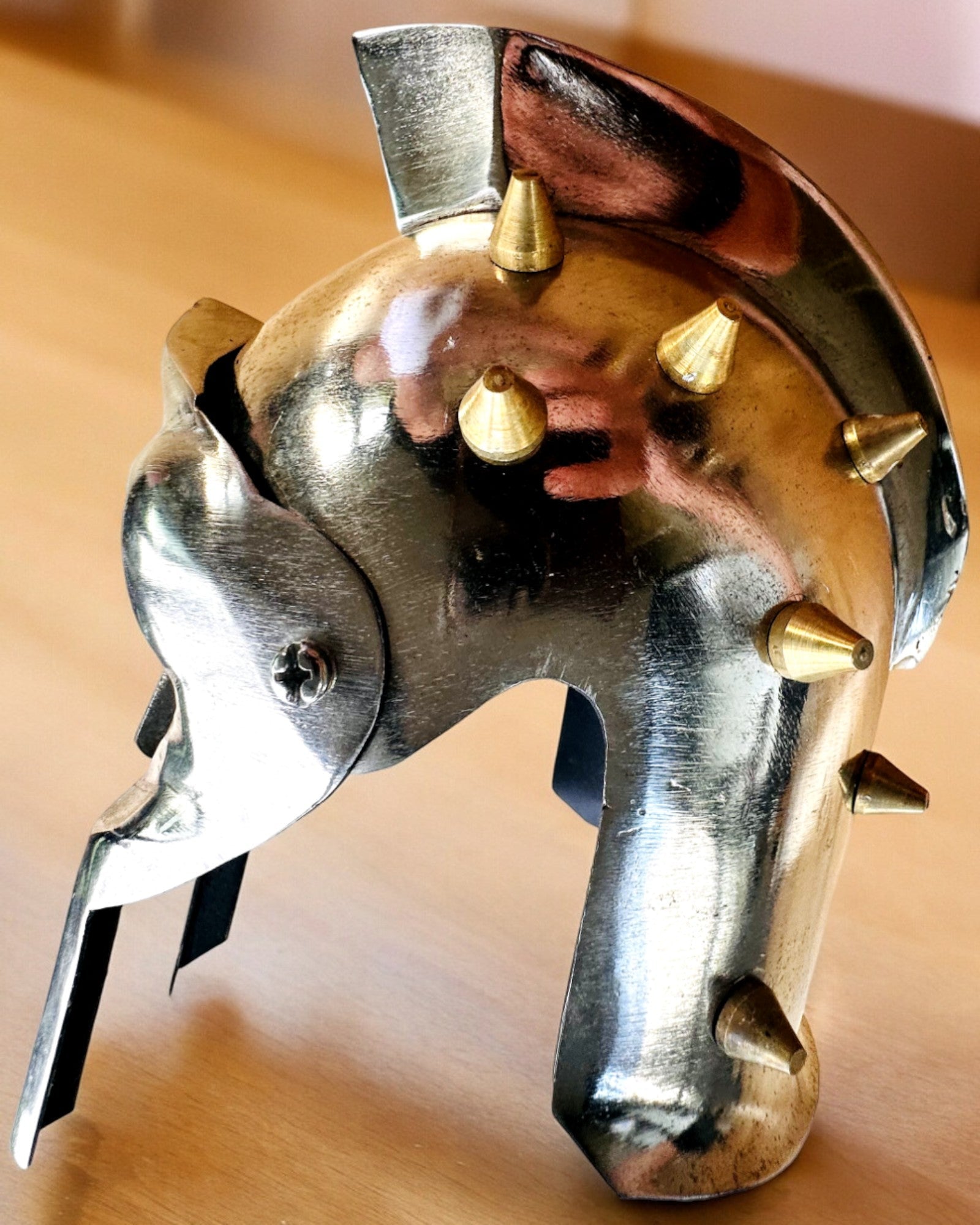 Gladiator Knight Mask "Sparta" - personalization with engraving available