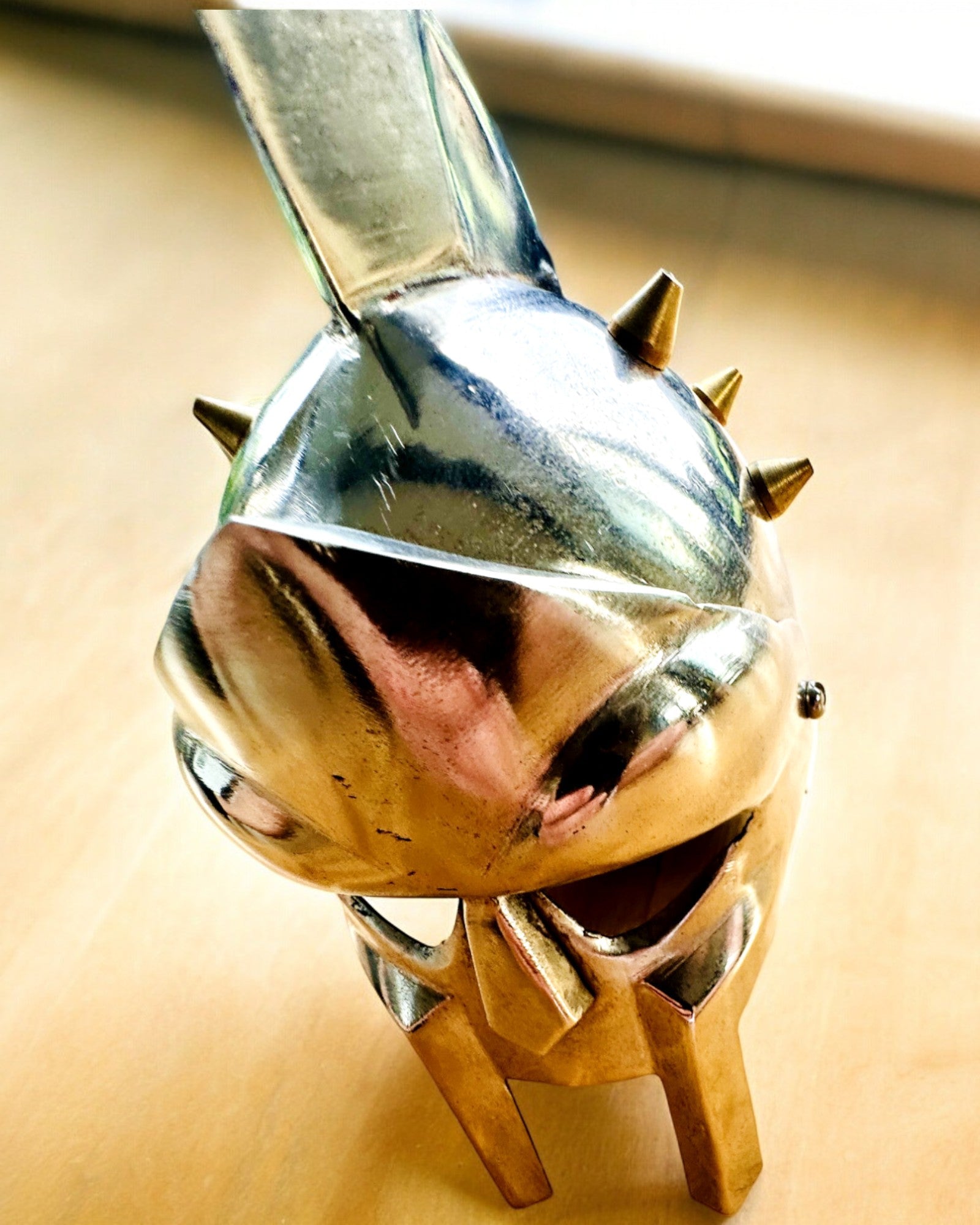 Gladiator Knight Mask "Sparta" - personalization with engraving available