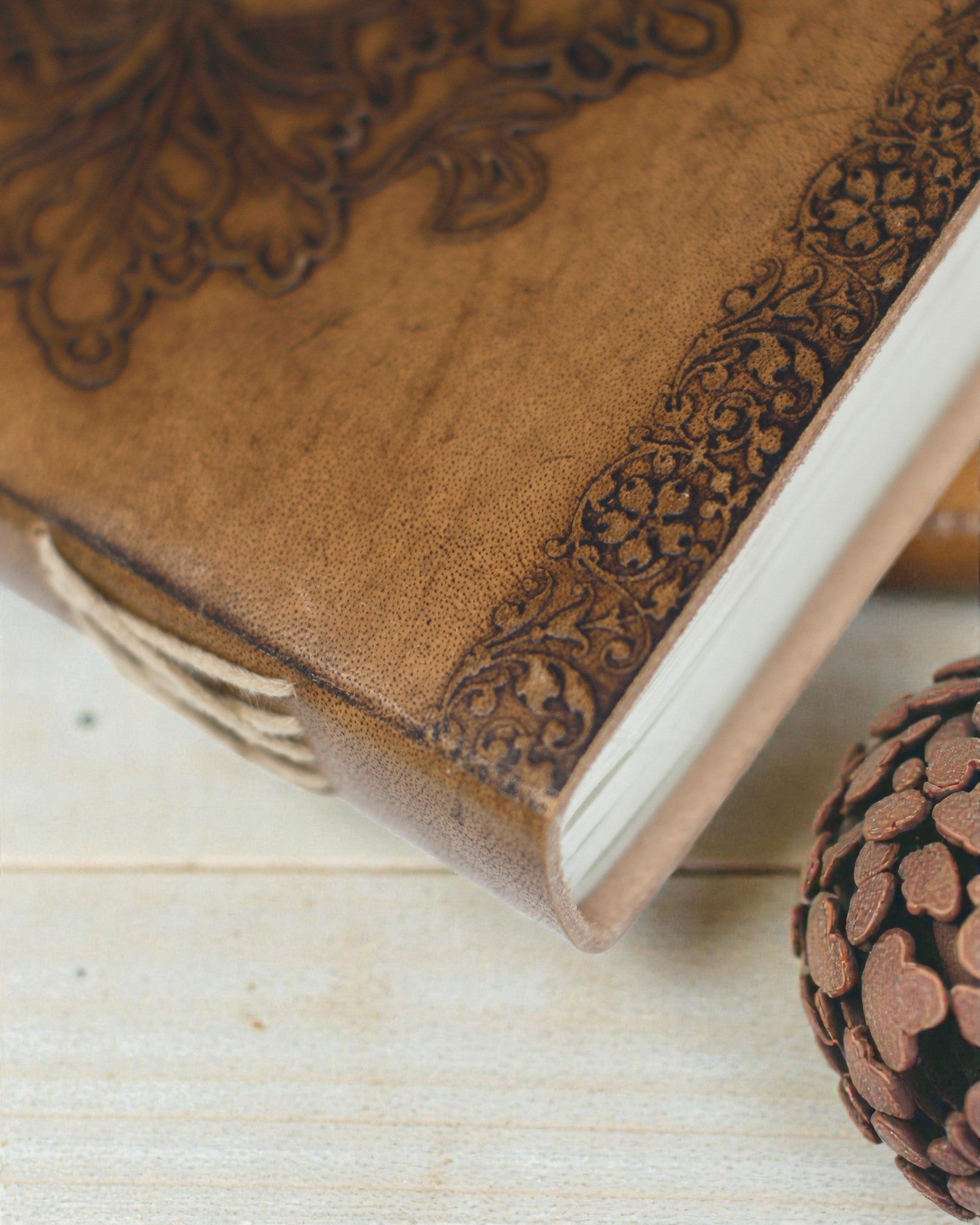 Taccuino in pelle Uomo Verde (20x15 cm)