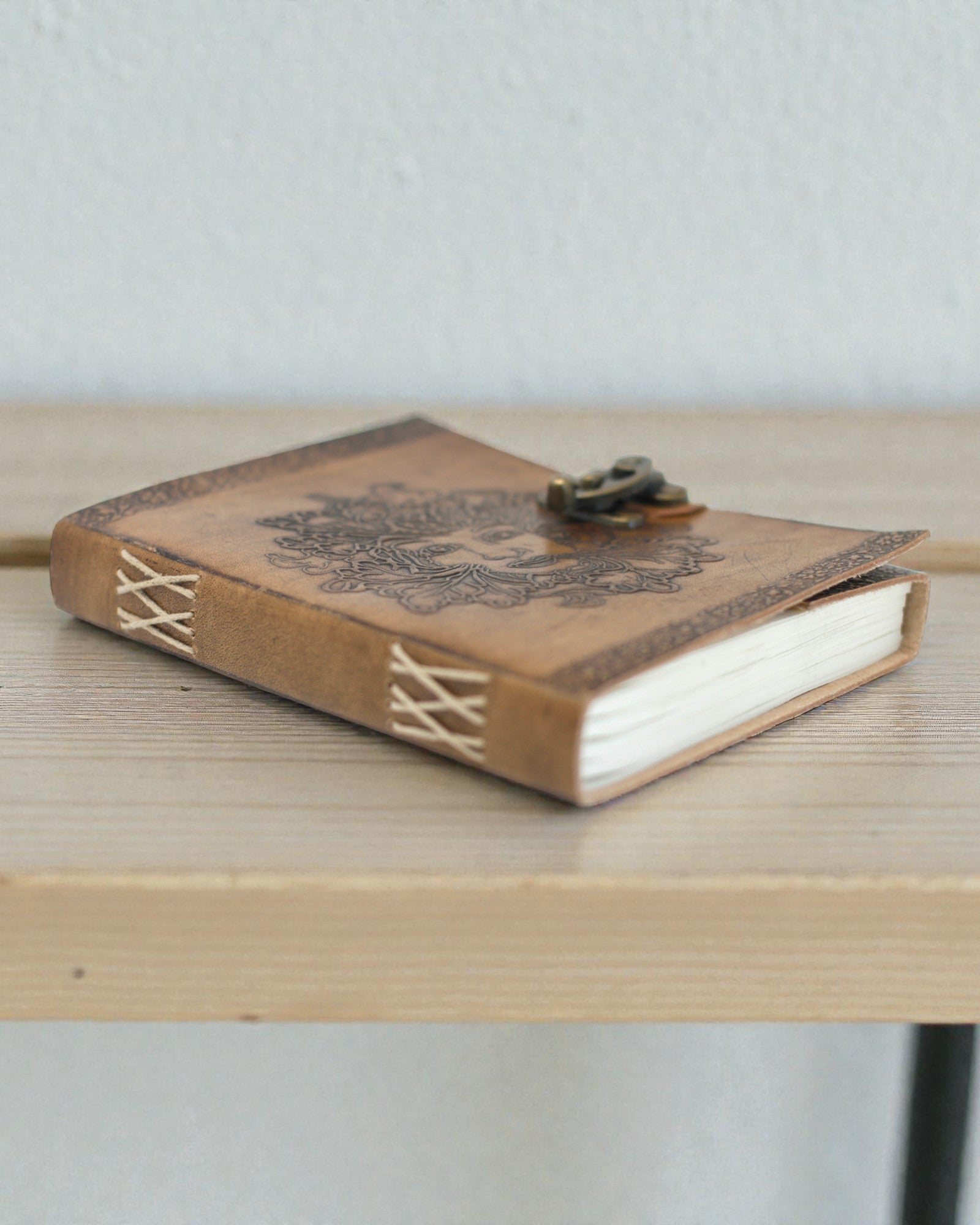 Taccuino in pelle Uomo Verde (20x15 cm)