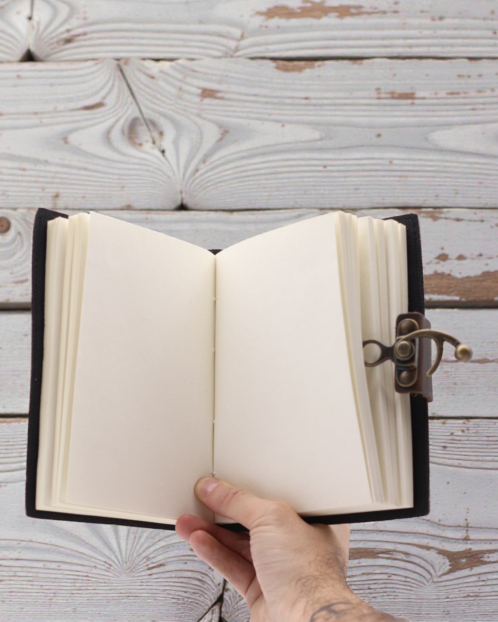 Leder-Notizbuch mit Motivationsspruch „Gib deine Träume niemals auf“ – 17,8 × 12,7 cm