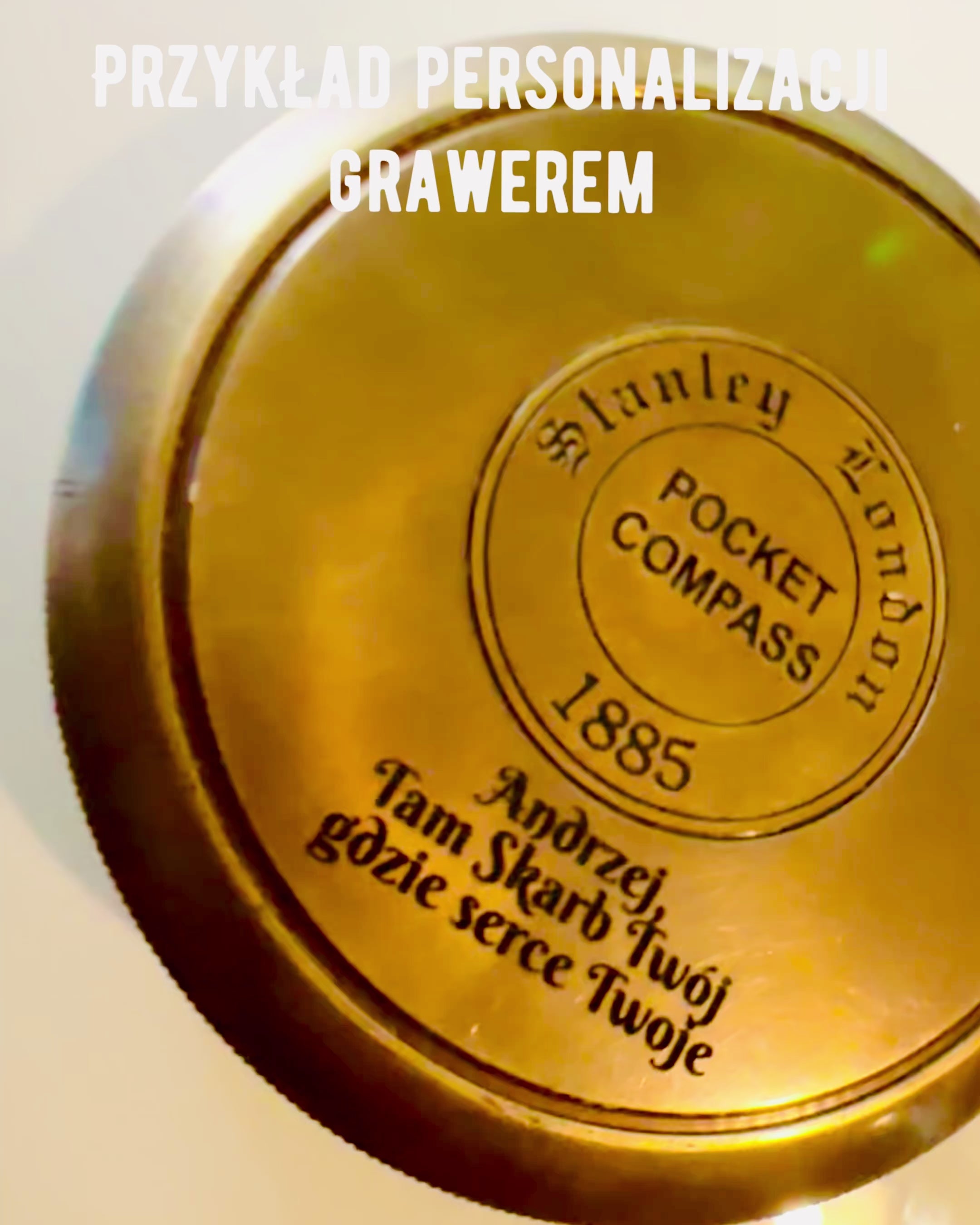 Sailing compass "Stanley Marine London" with personalization option, 2 variants to choose from