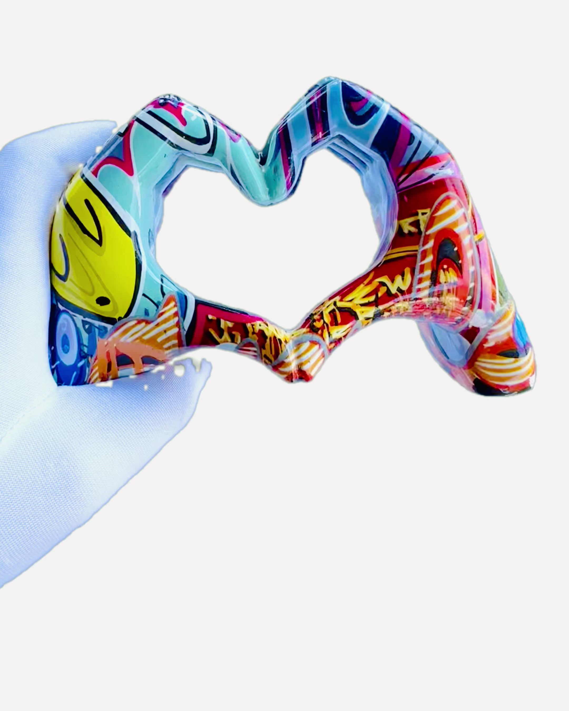 Figura decorativa Colorato Manico Decorativo ArtBrace - possibilità di personalizzazione con incisione, per regalo