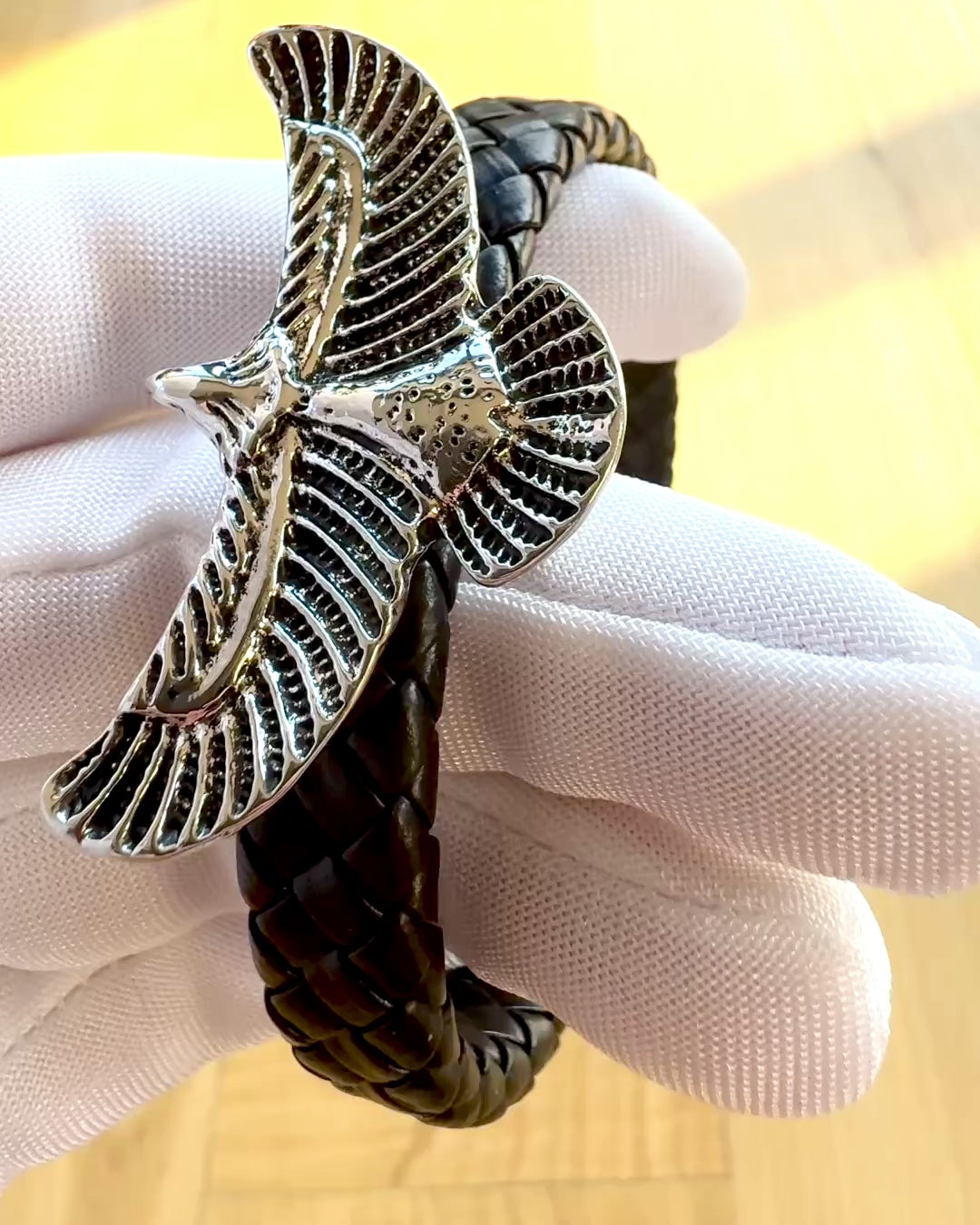 Bracciale da Uomo "SkyRider" – Stile in Pelle con Carattere - possibilità di personalizzazione con incisione