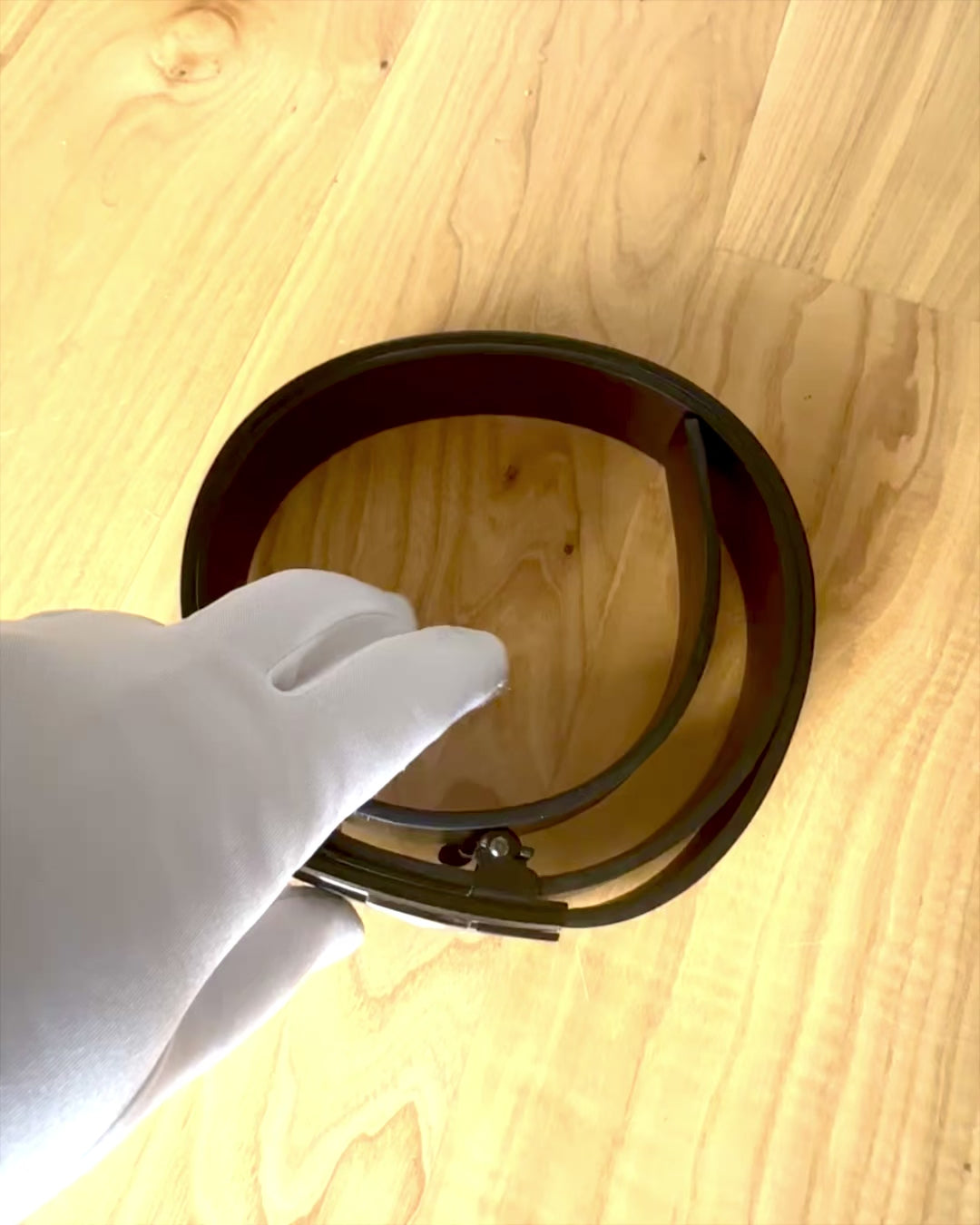 Men's Black Belt with Automatic Buckle Cabor Kunkel, personalization with engraving available for gift