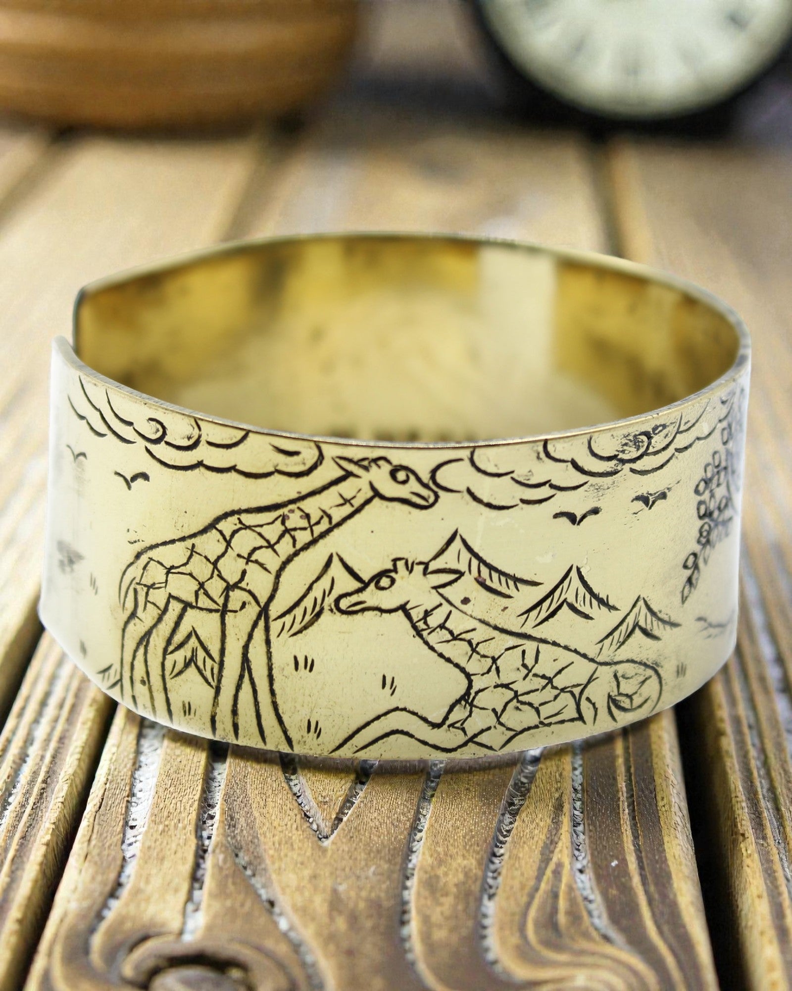 Bracciale Tibetano in Ottone Albero della Vita – Armonia Himalayana