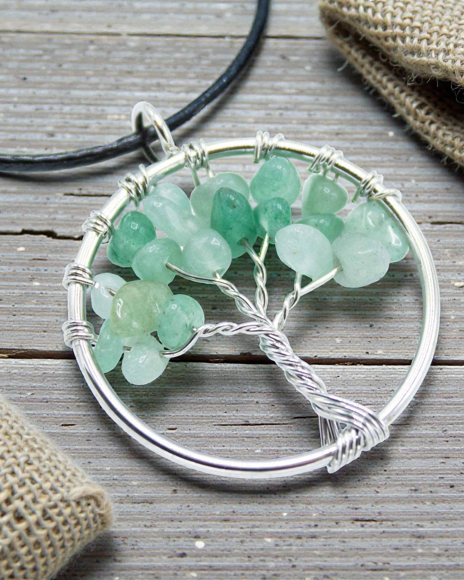 Collana Albero della Vita Calma e Armonia – Giadeite